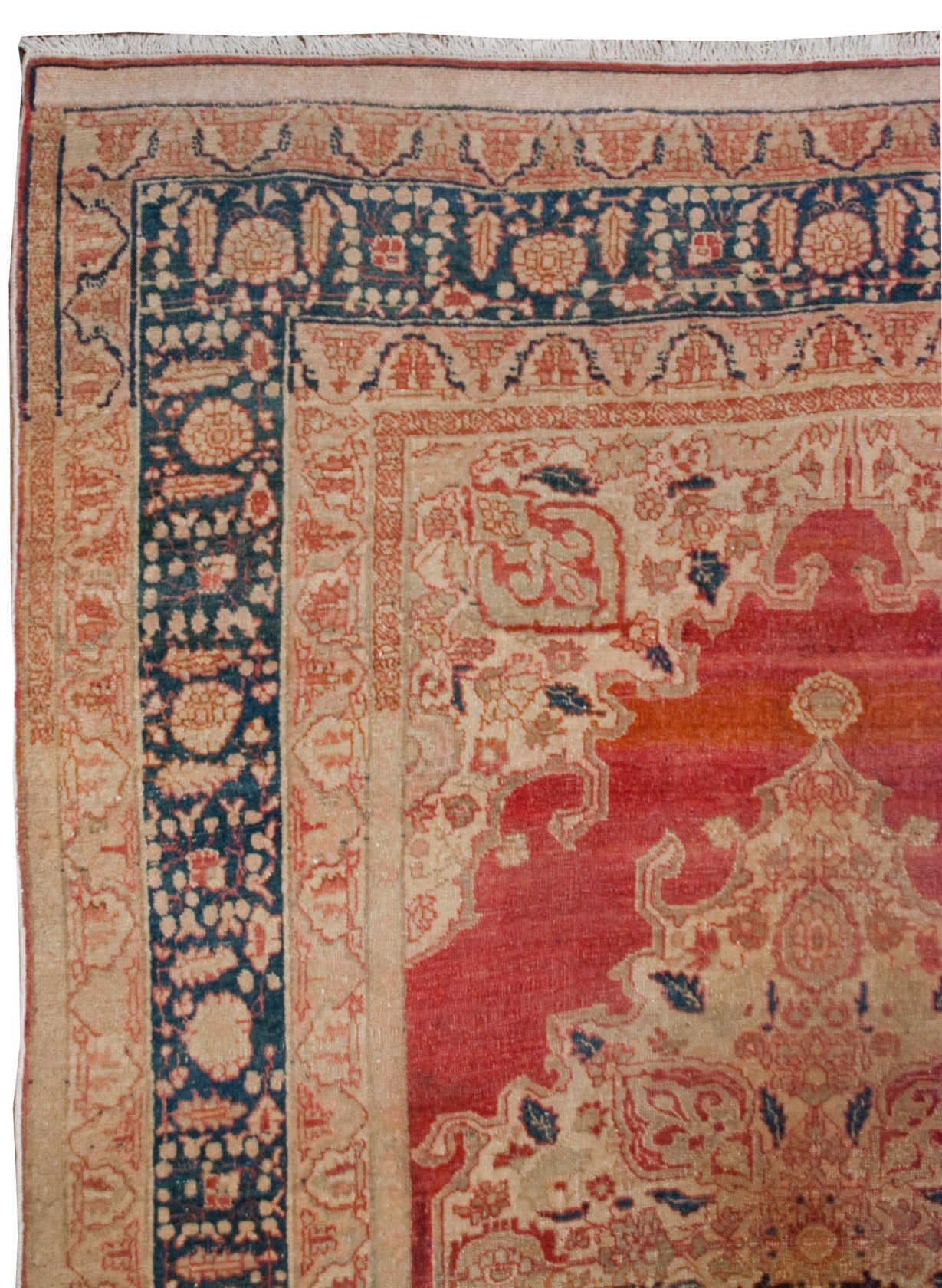 Late 19th Century Tabriz Rug For Sale