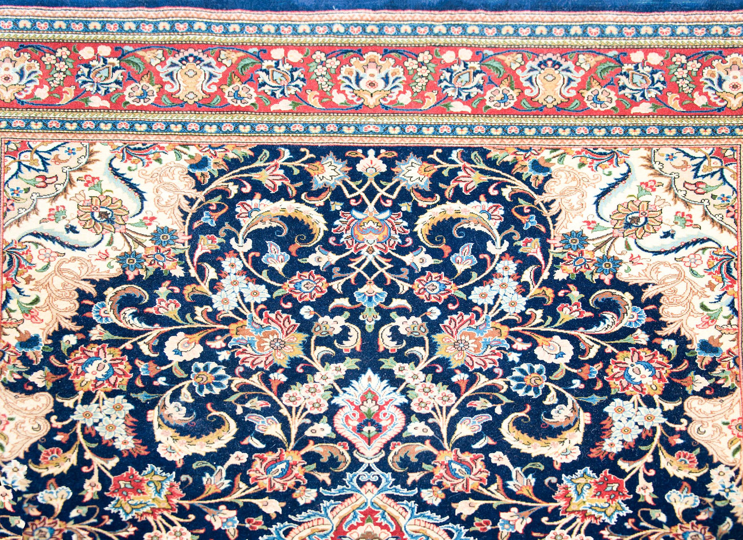 Vintage Persian Kashan Rug For Sale