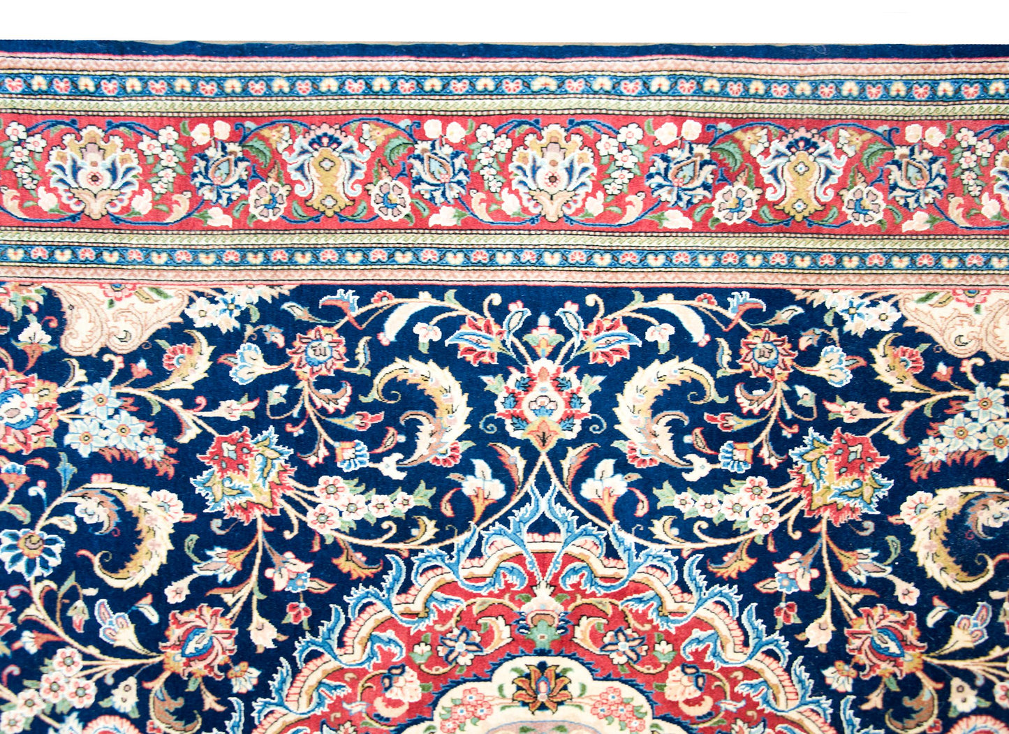 Vintage Persian Kashan Rug For Sale