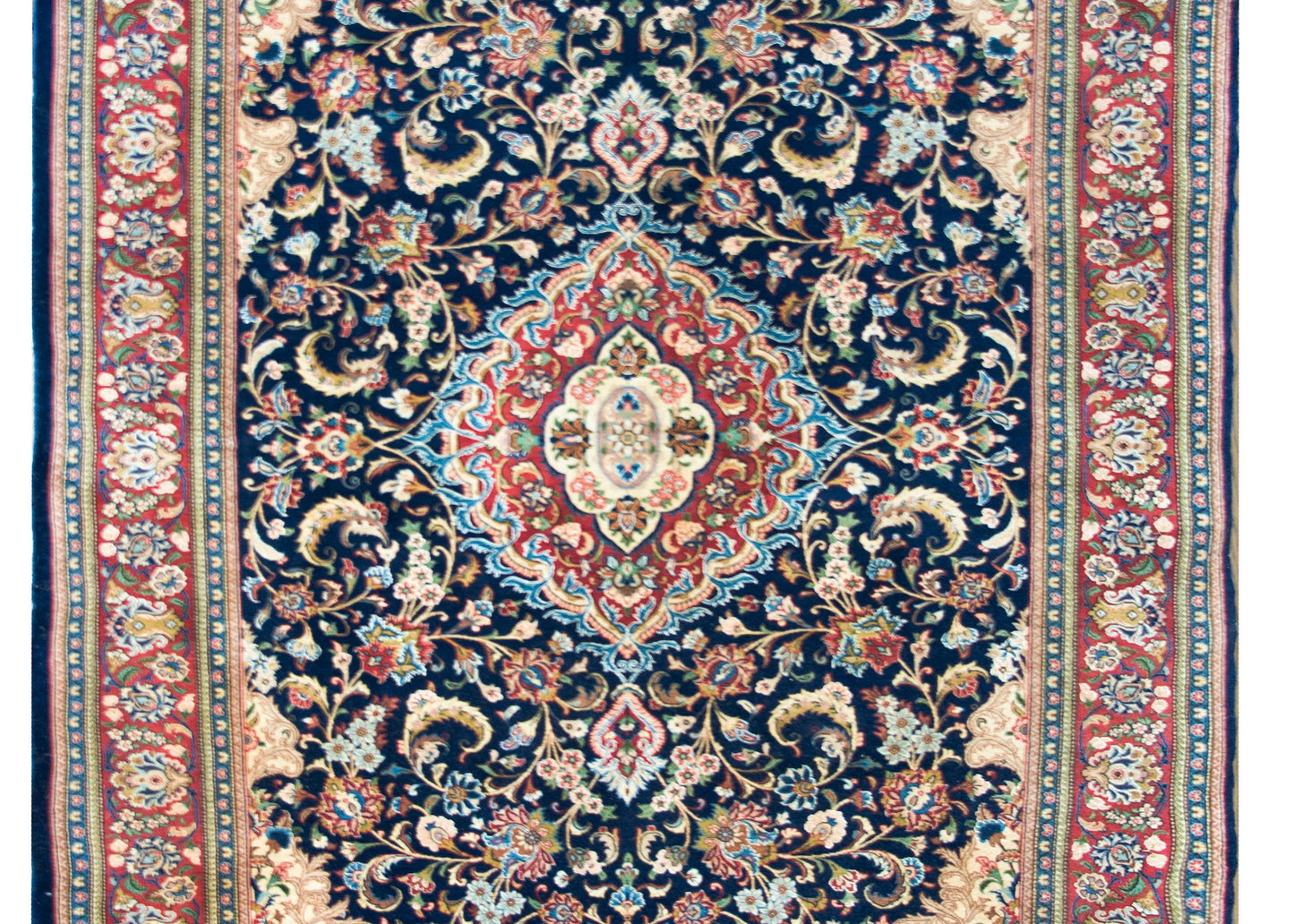 Vintage Persian Kashan Rug For Sale