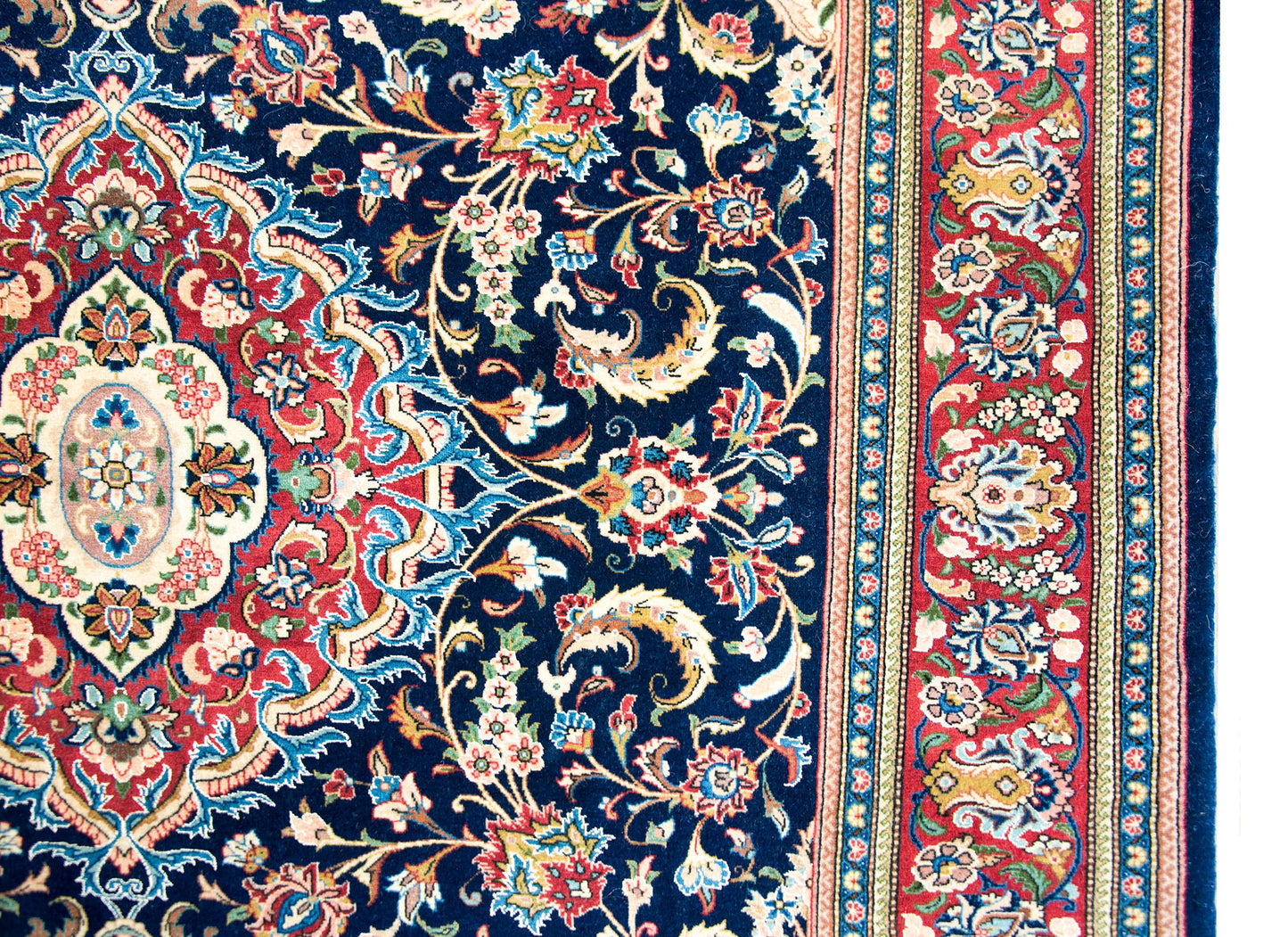 Vintage Persian Kashan Rug For Sale