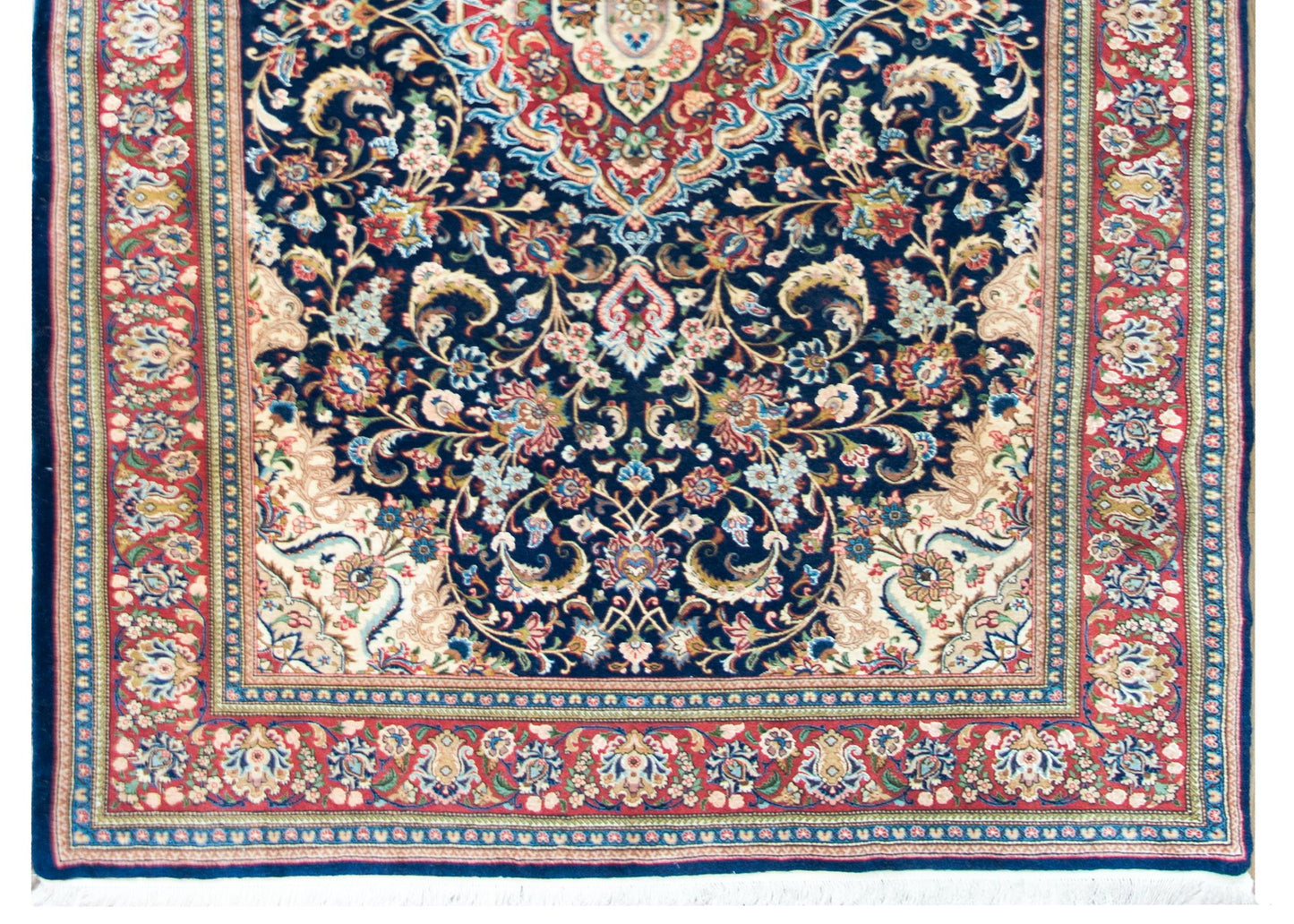 Vintage Persian Kashan Rug For Sale