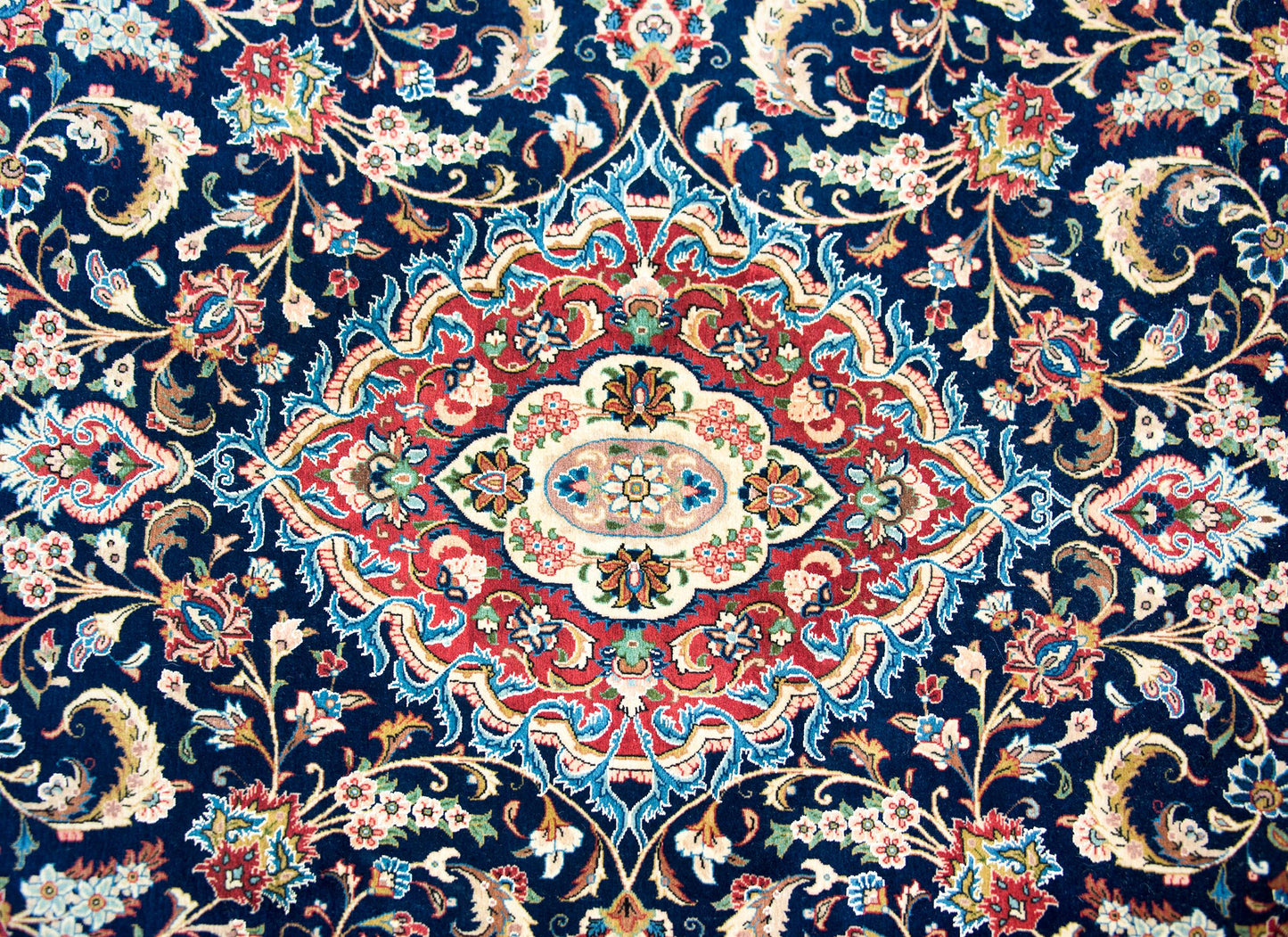 Vintage Persian Kashan Rug For Sale