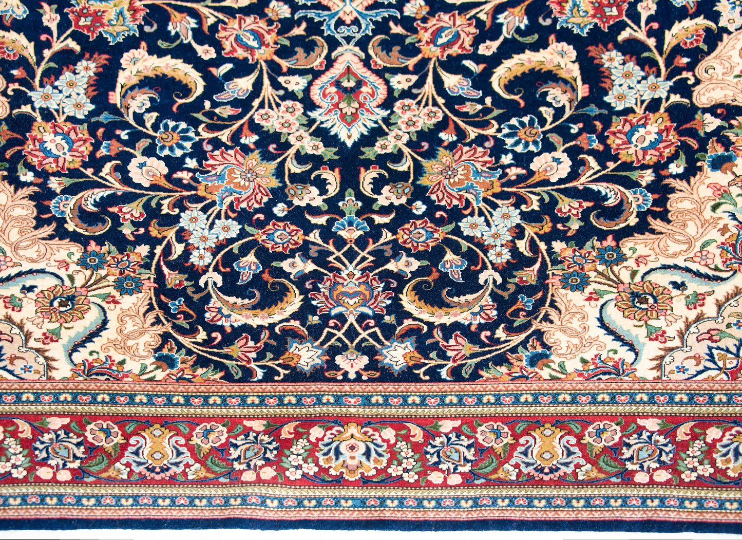Vintage Persian Kashan Rug For Sale