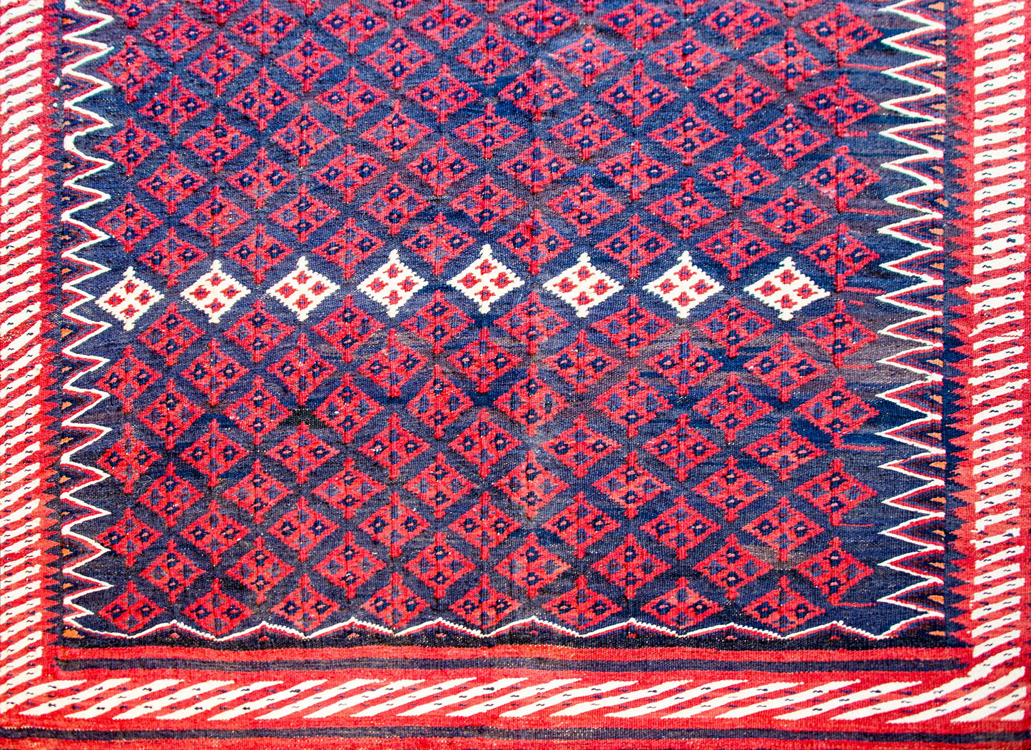 Early 20th Century Khorasan Sumak Rug For Sale