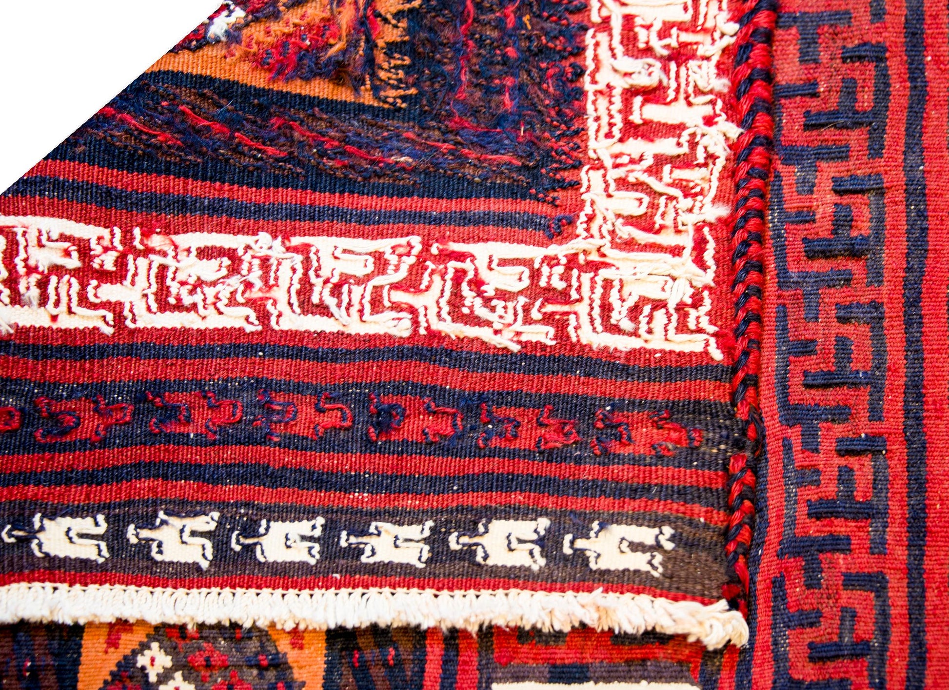 Early 20th Century Khorasan Sumak Rug For Sale
