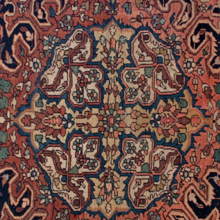19th Century Saruk Farahan Carpet For Sale