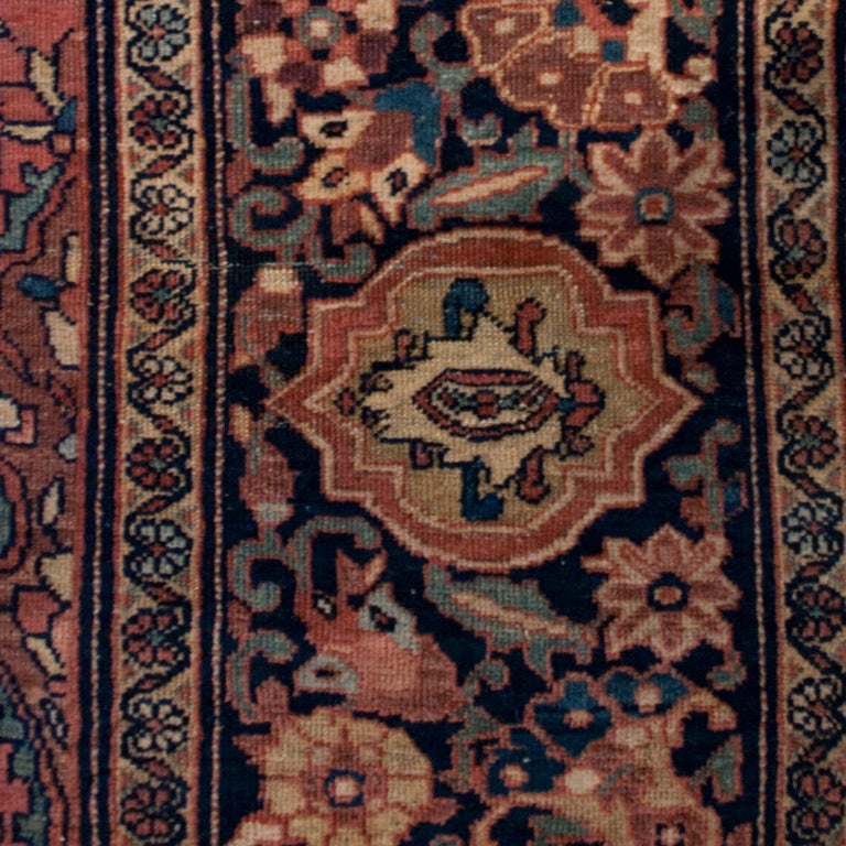 19th Century Saruk Farahan Carpet For Sale