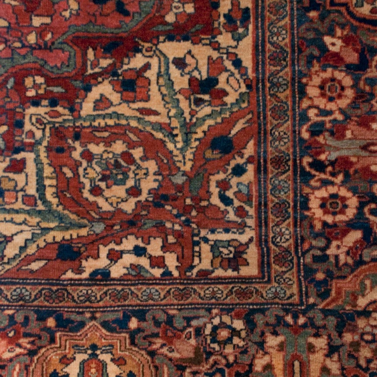 19th Century Saruk Farahan Carpet For Sale