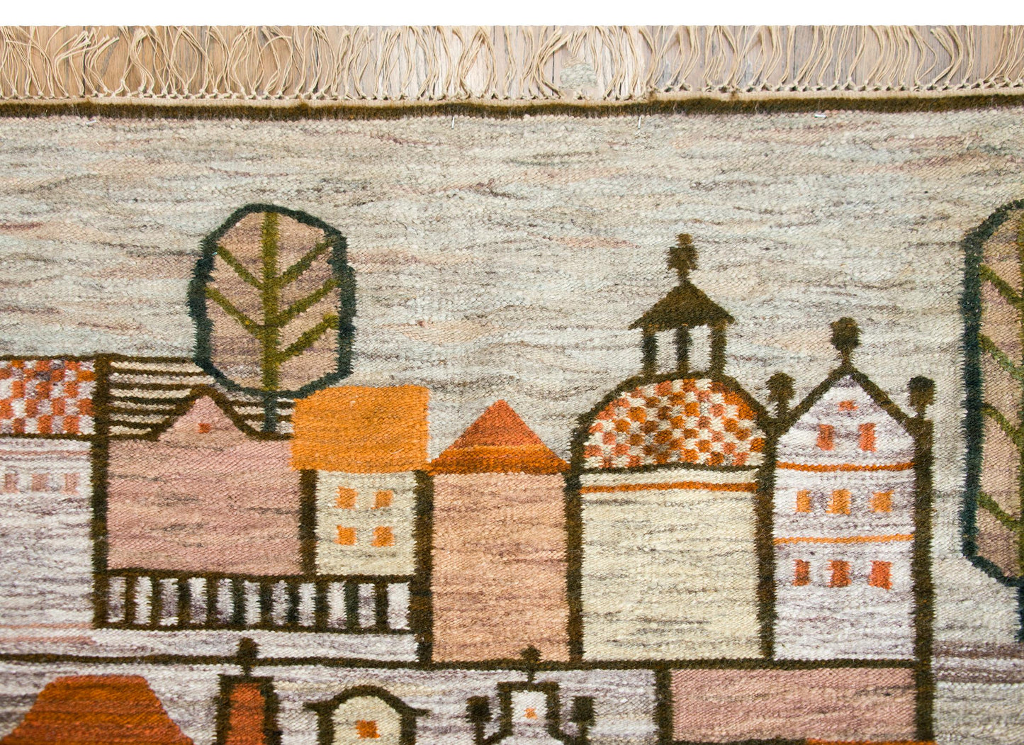 Mid-20th Century Polish Cepelia Rug For Sale