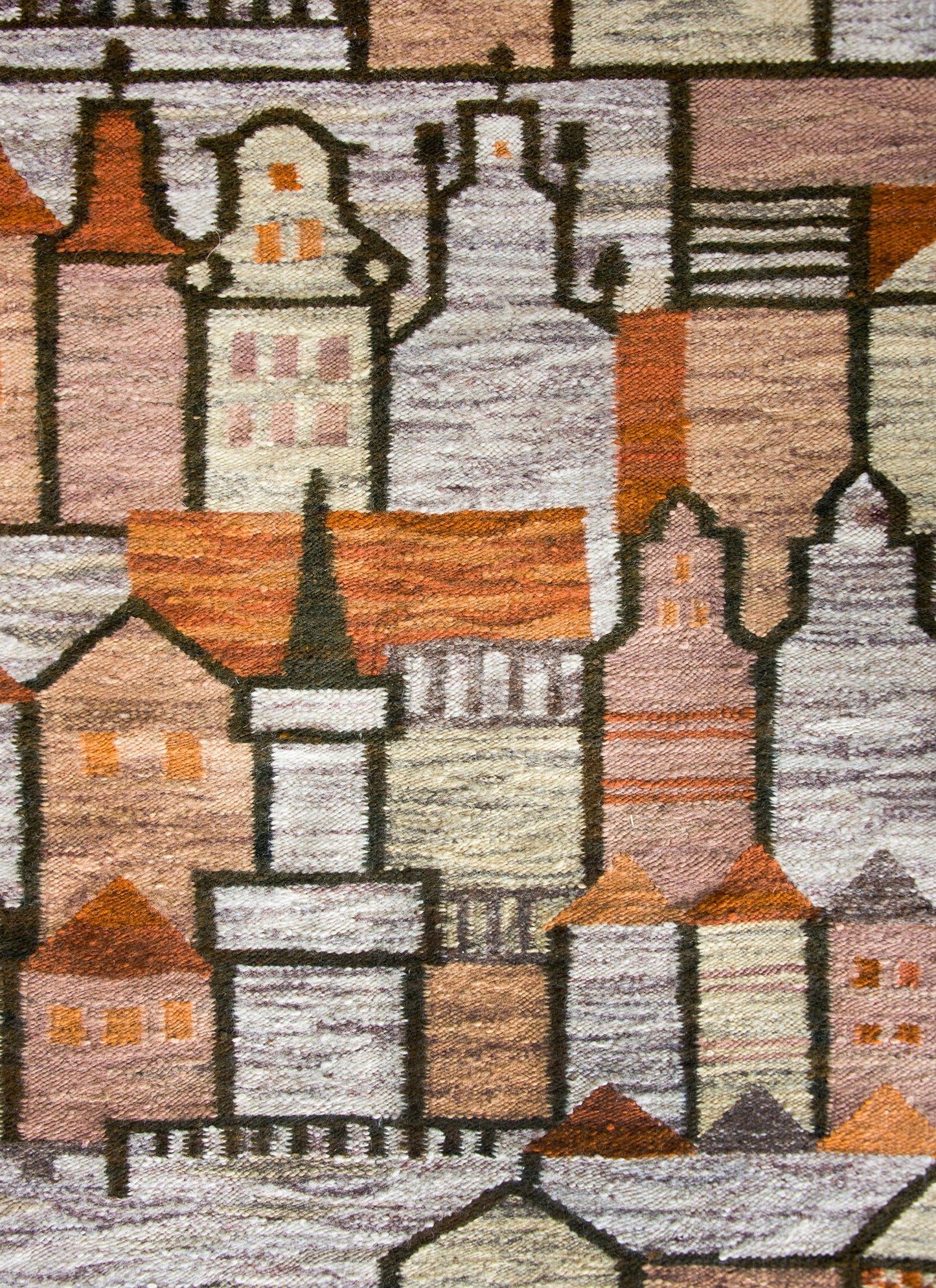 Mid-20th Century Polish Cepelia Rug For Sale