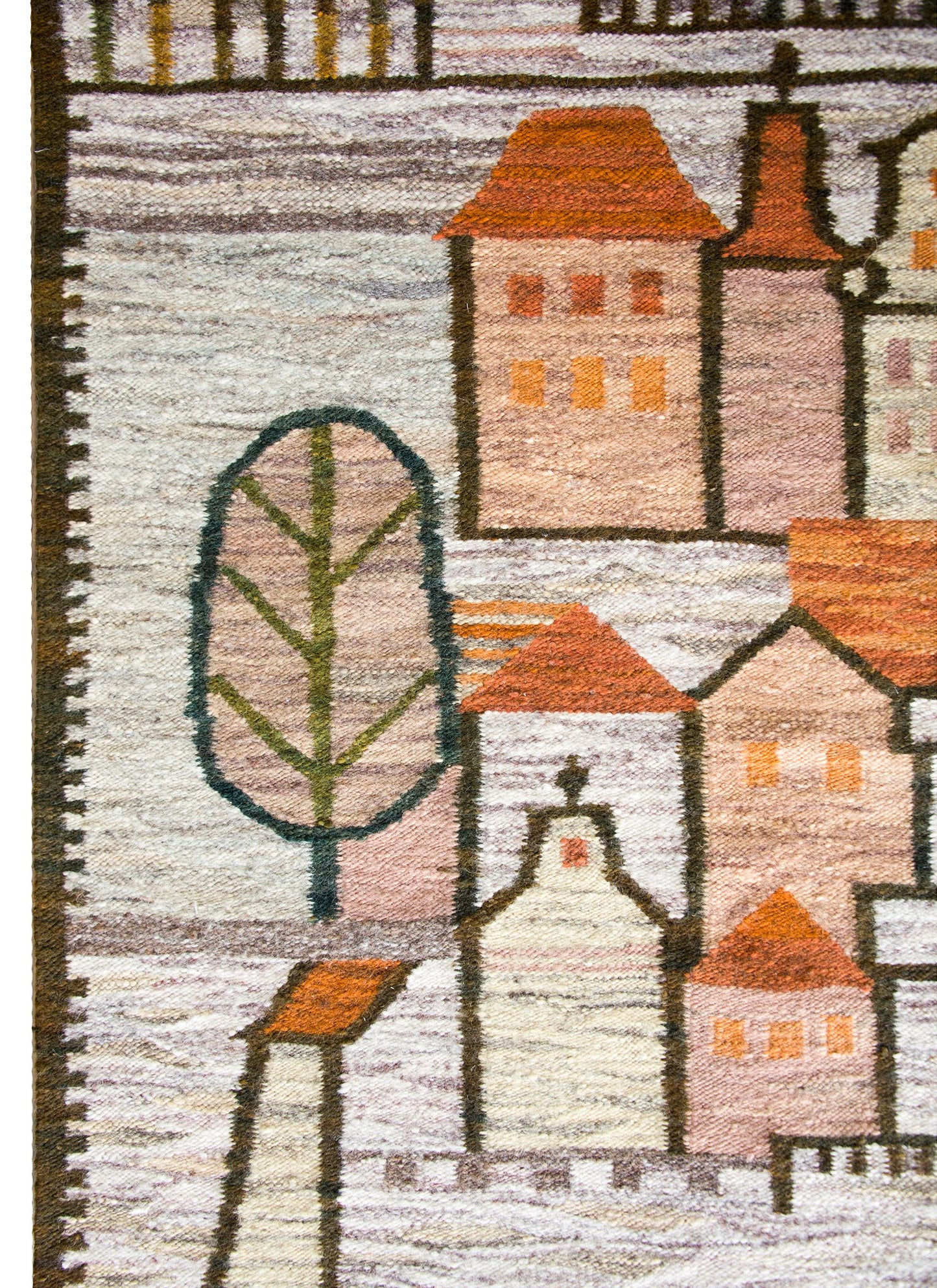 Mid-20th Century Polish Cepelia Rug For Sale