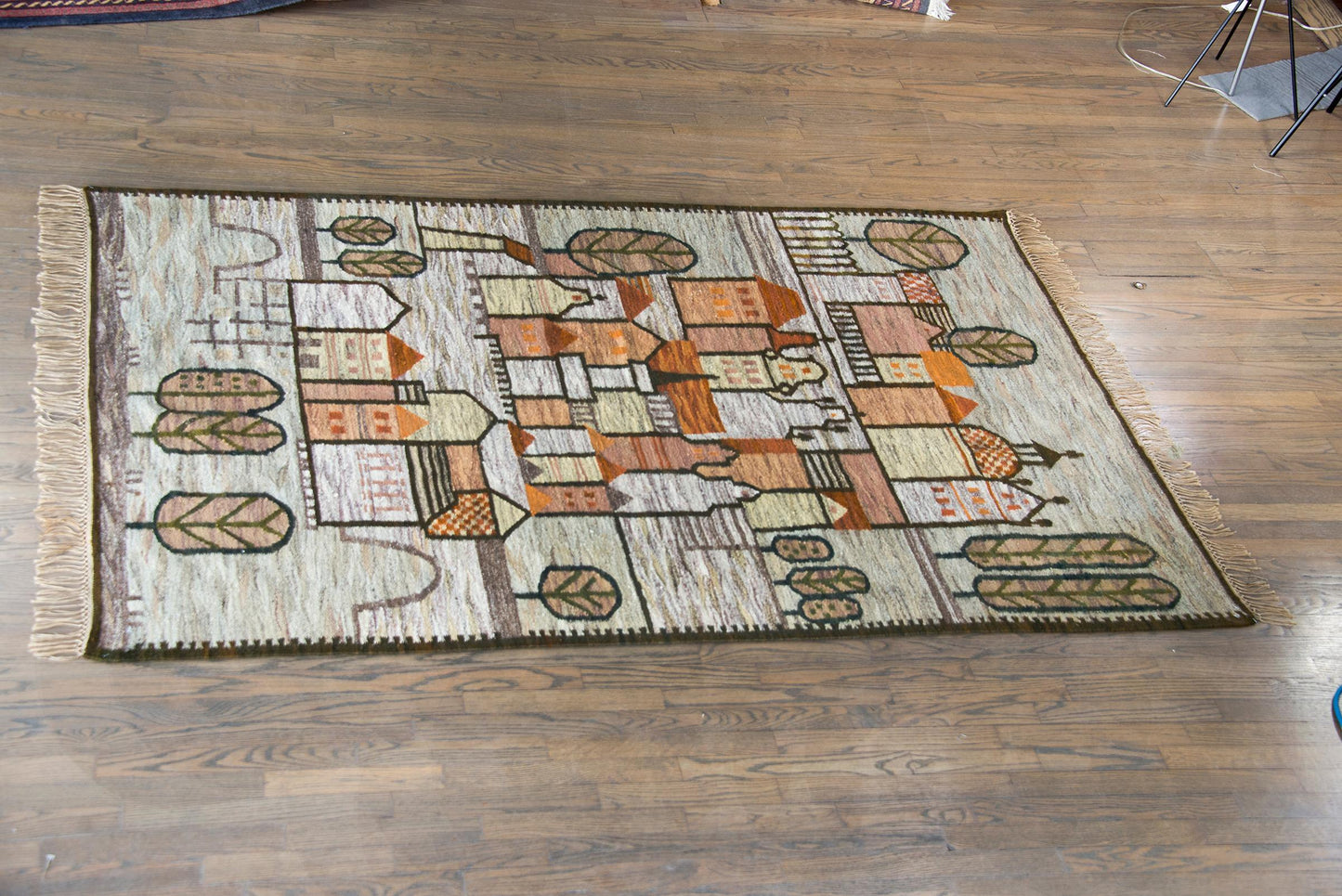 Mid-20th Century Polish Cepelia Rug For Sale