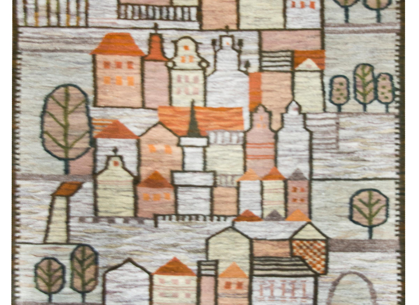 Mid-20th Century Polish Cepelia Rug For Sale