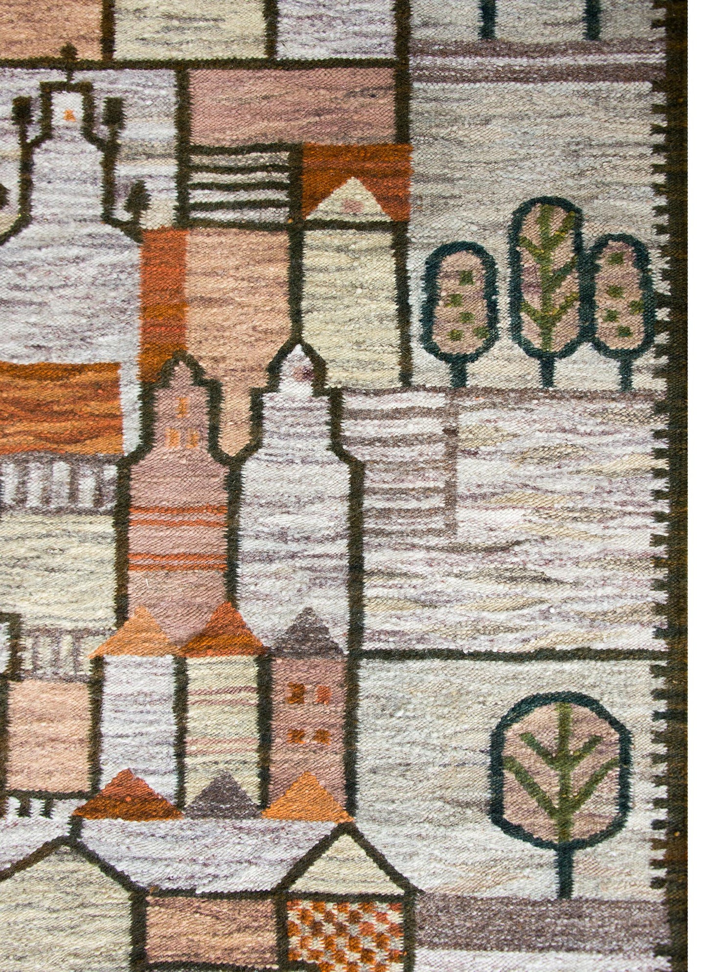 Mid-20th Century Polish Cepelia Rug For Sale