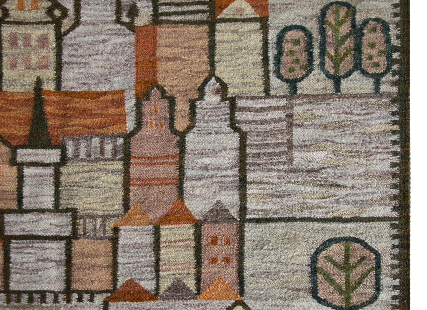 Mid-20th Century Polish Cepelia Rug For Sale