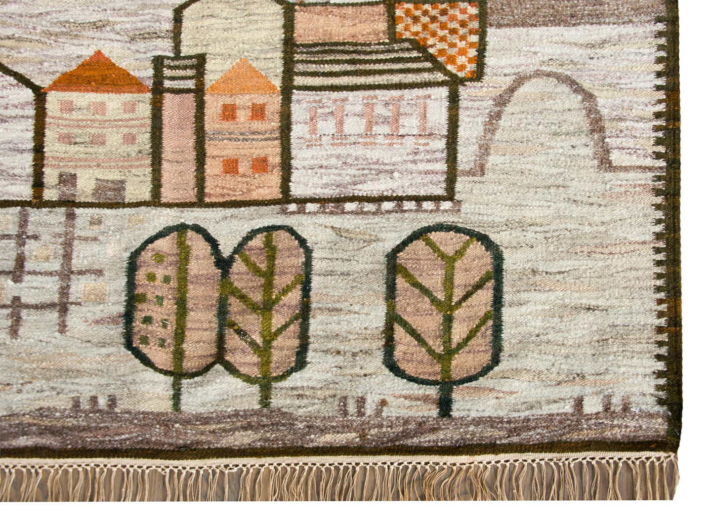 Mid-20th Century Polish Cepelia Rug For Sale