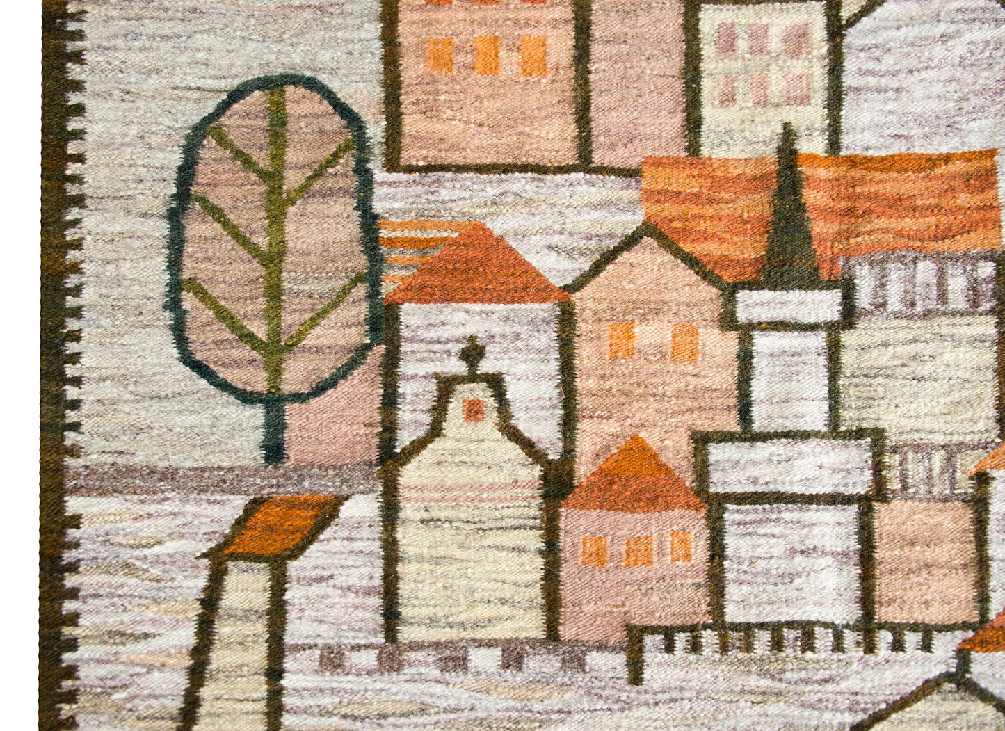 Mid-20th Century Polish Cepelia Rug For Sale