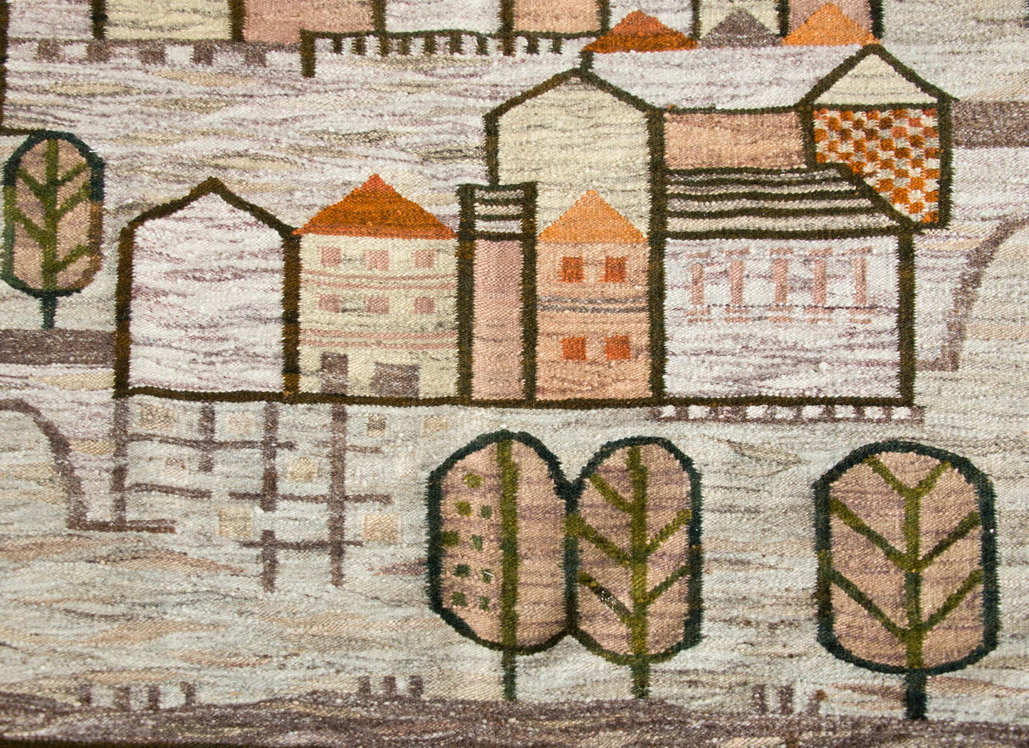 Mid-20th Century Polish Cepelia Rug For Sale