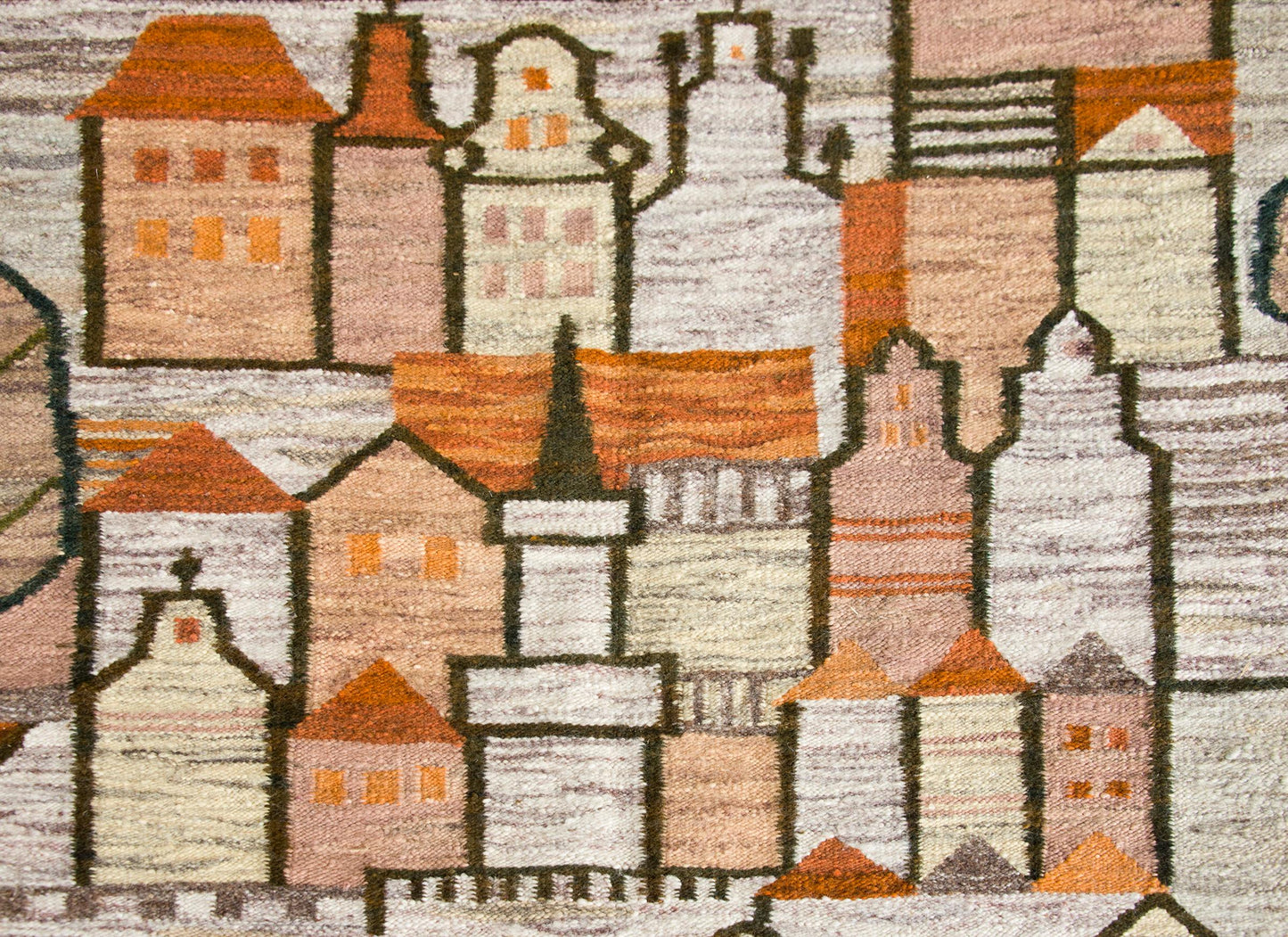 Mid-20th Century Polish Cepelia Rug For Sale