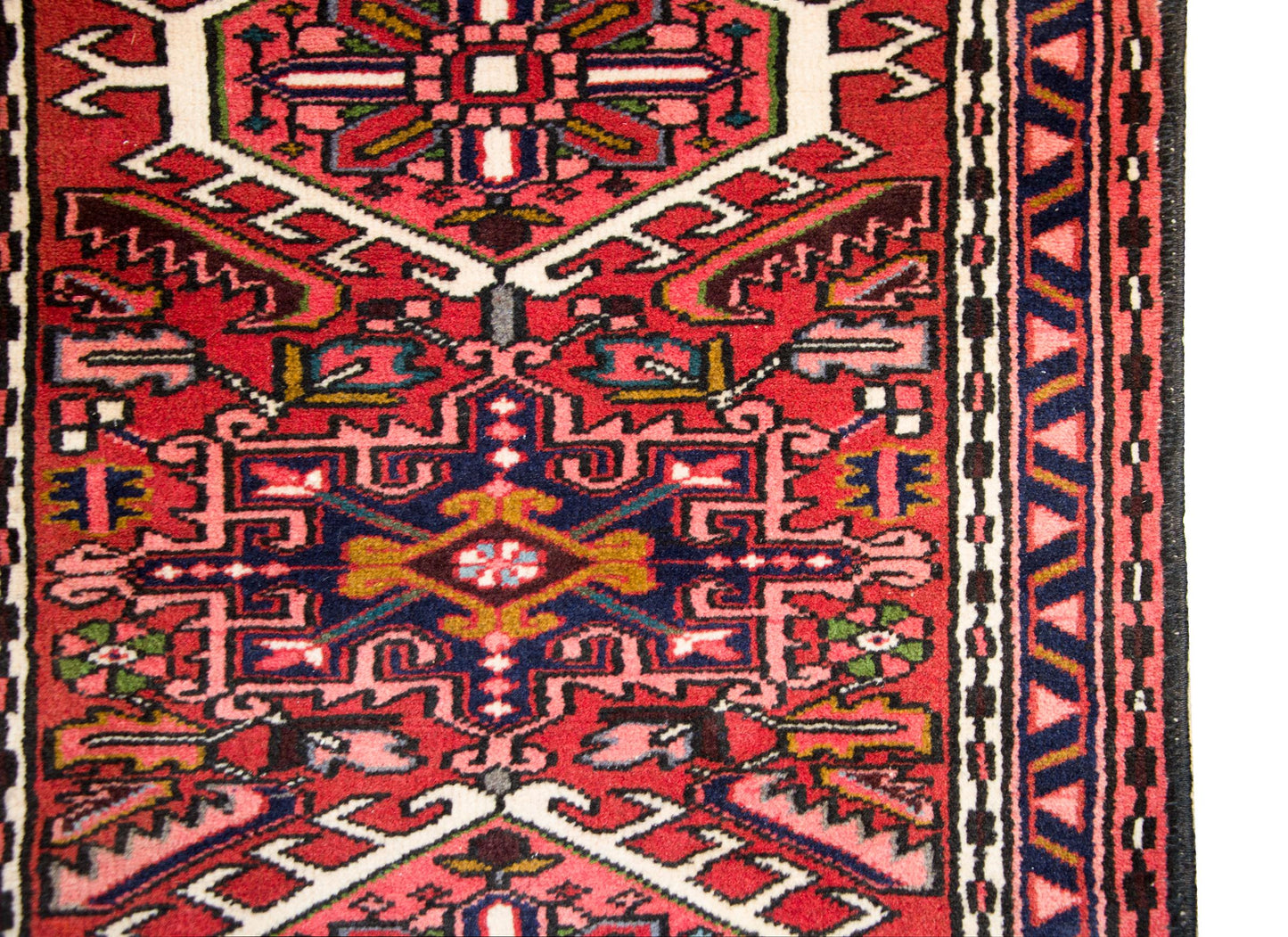 Vintage Persian Heriz Runner For Sale