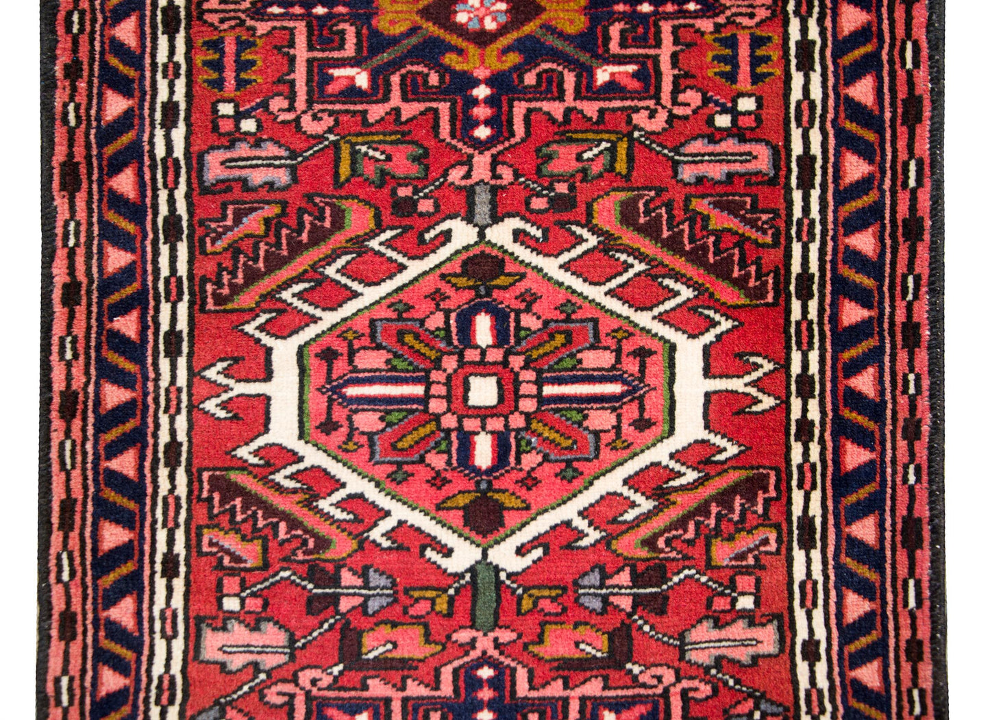 Vintage Persian Heriz Runner For Sale