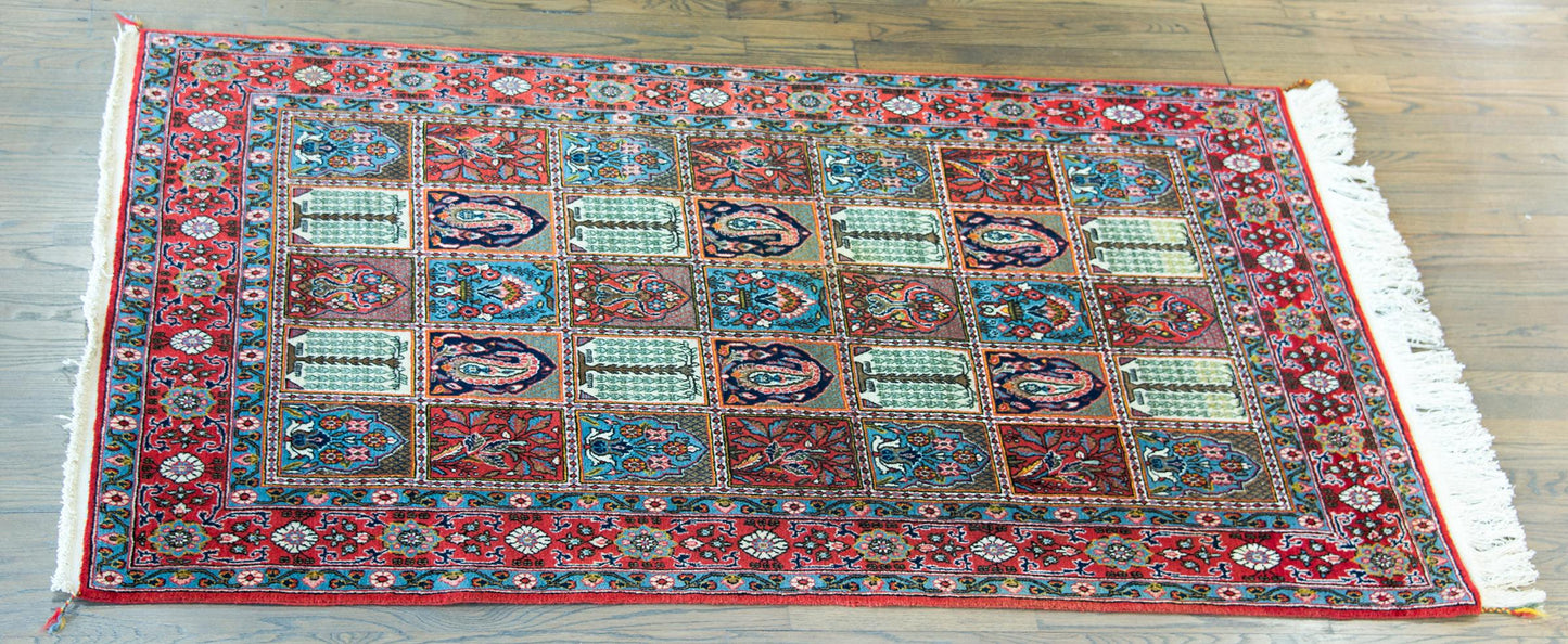 Vintage Persian Bakhtiari Rug For Sale