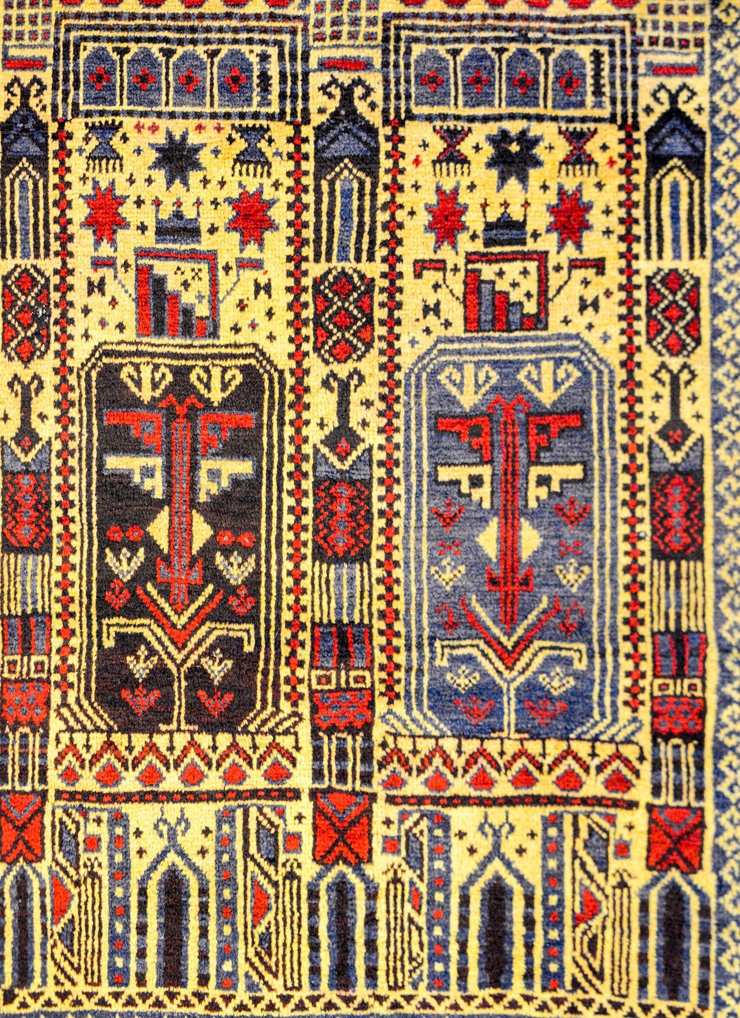 Vintage Baluchi Prayer Rug For Sale