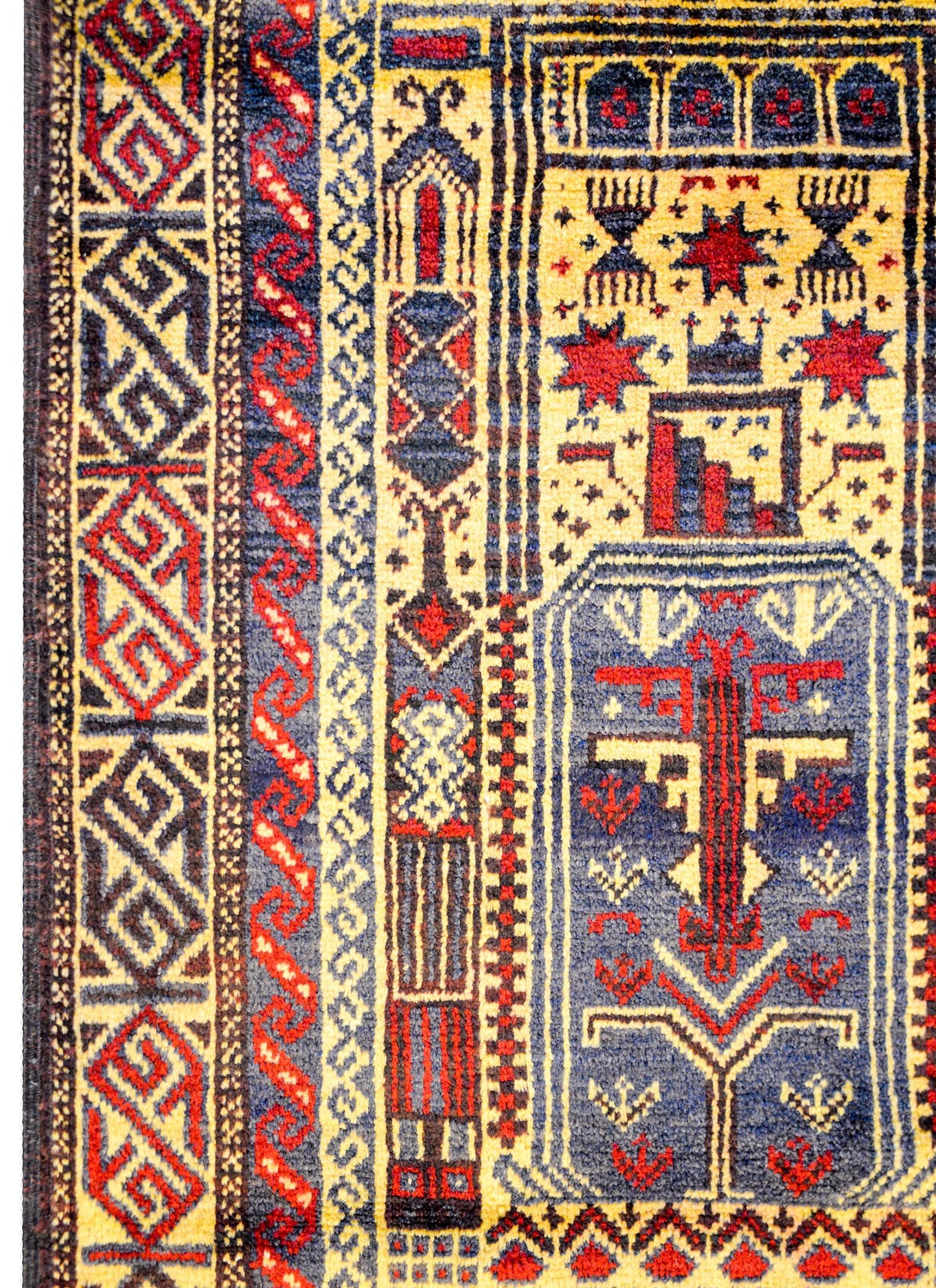 Vintage Baluchi Prayer Rug For Sale
