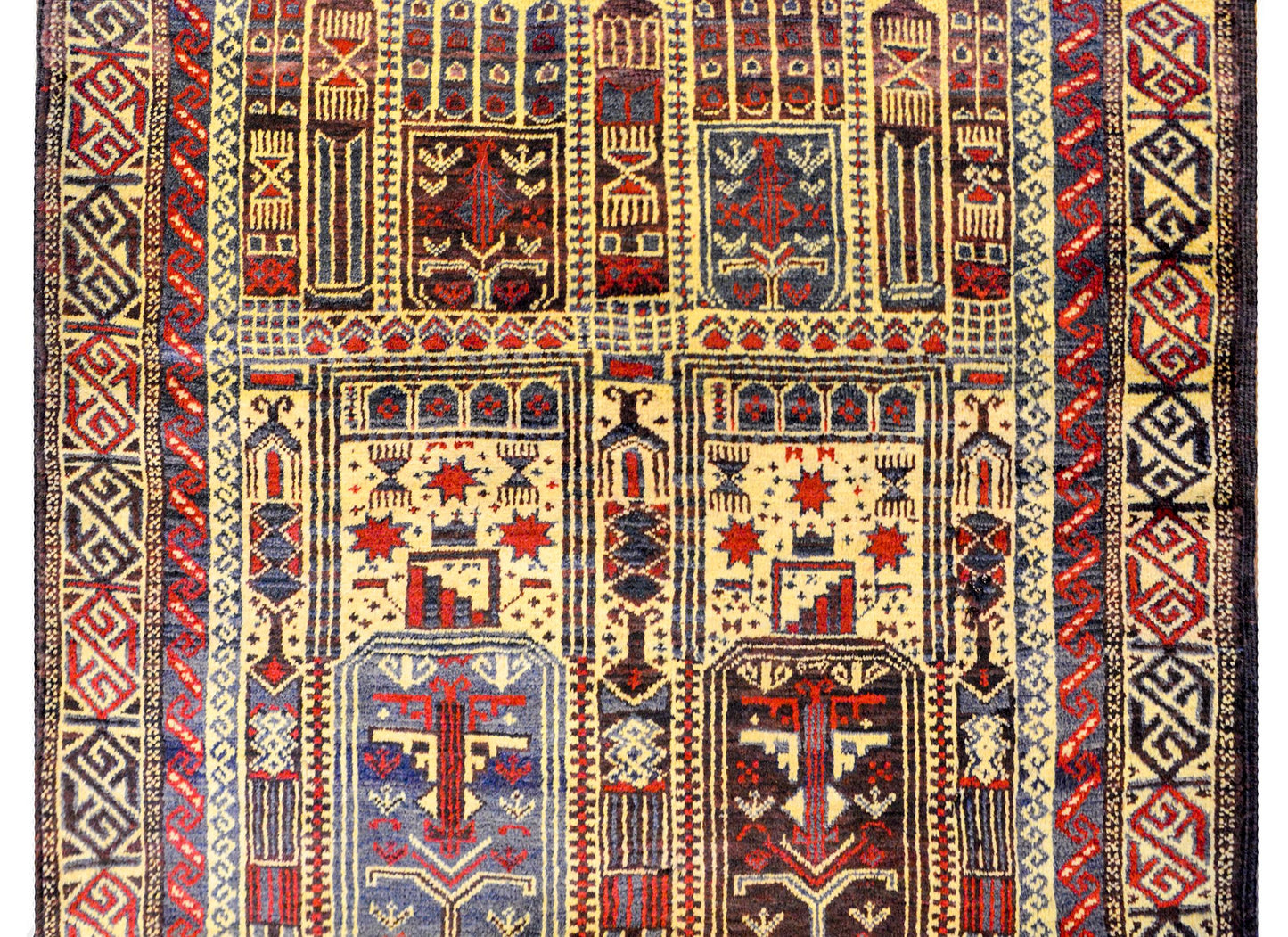 Vintage Baluchi Prayer Rug For Sale
