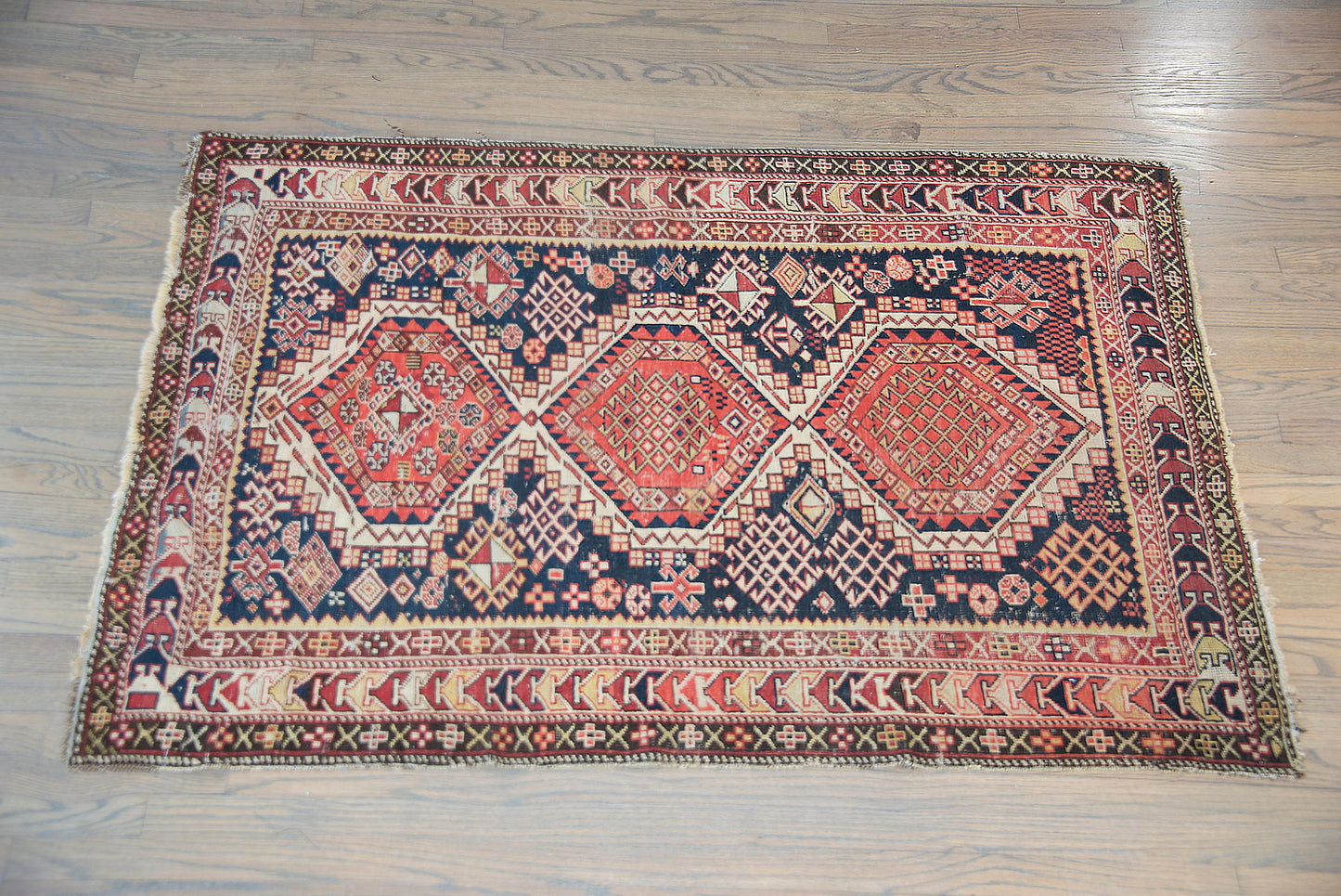 Early 20th Century Persian Shriven Rug For Sale