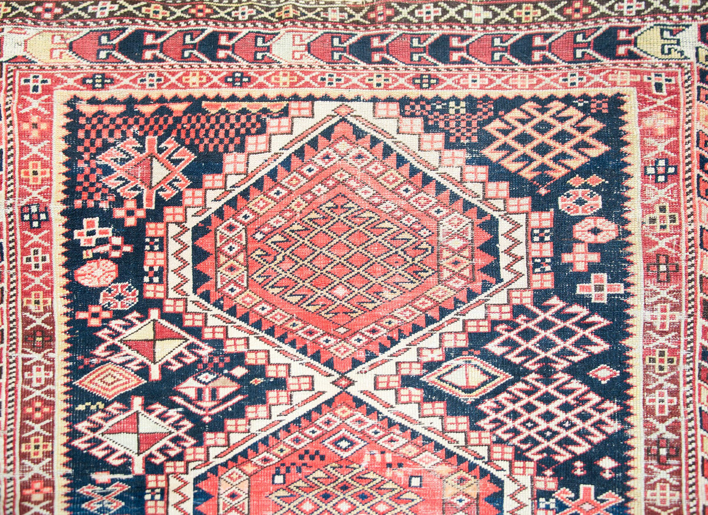 Early 20th Century Persian Shriven Rug For Sale