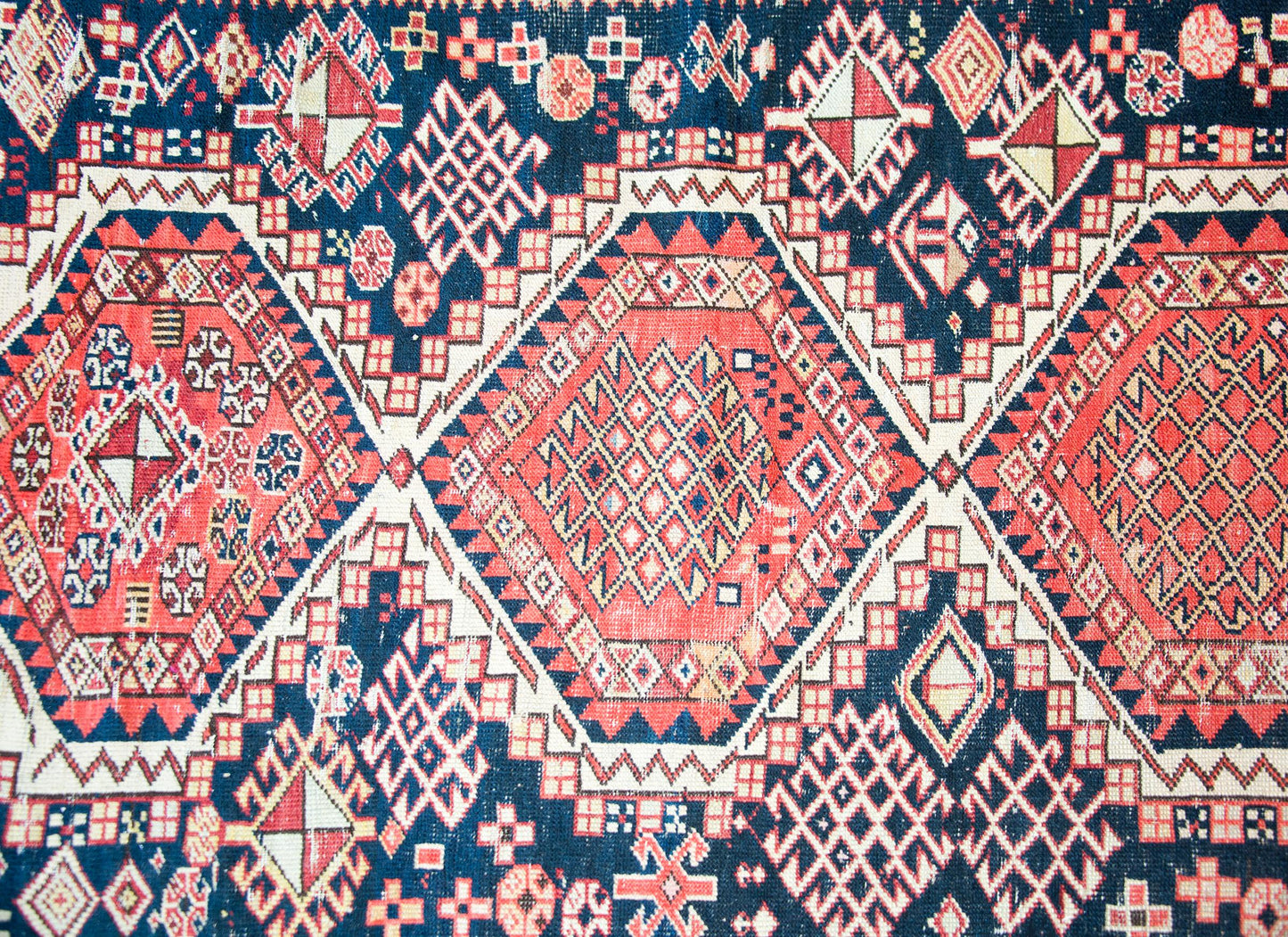 Early 20th Century Persian Shriven Rug For Sale
