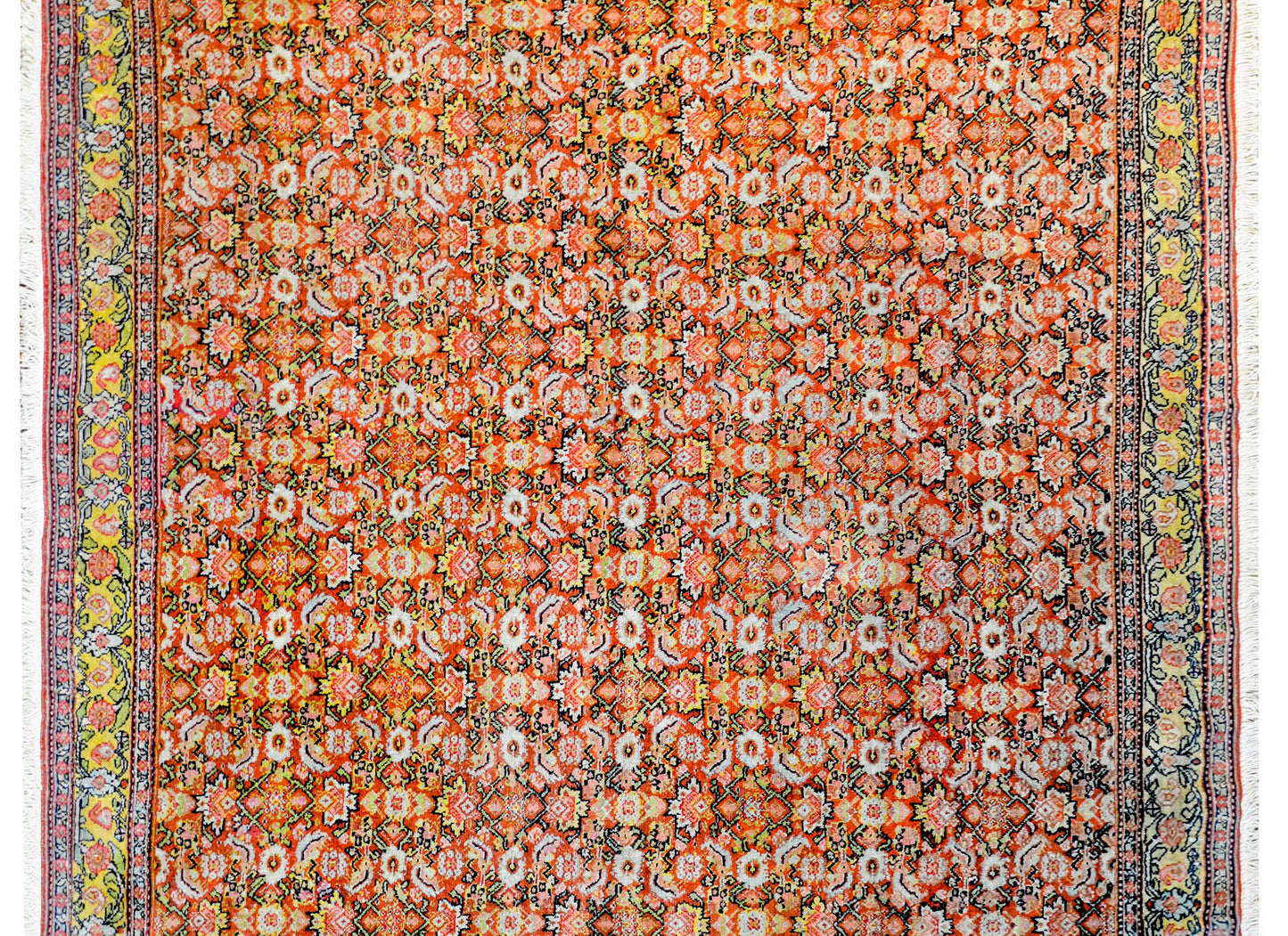Incredible Early 20th Century Senneh Rug For Sale