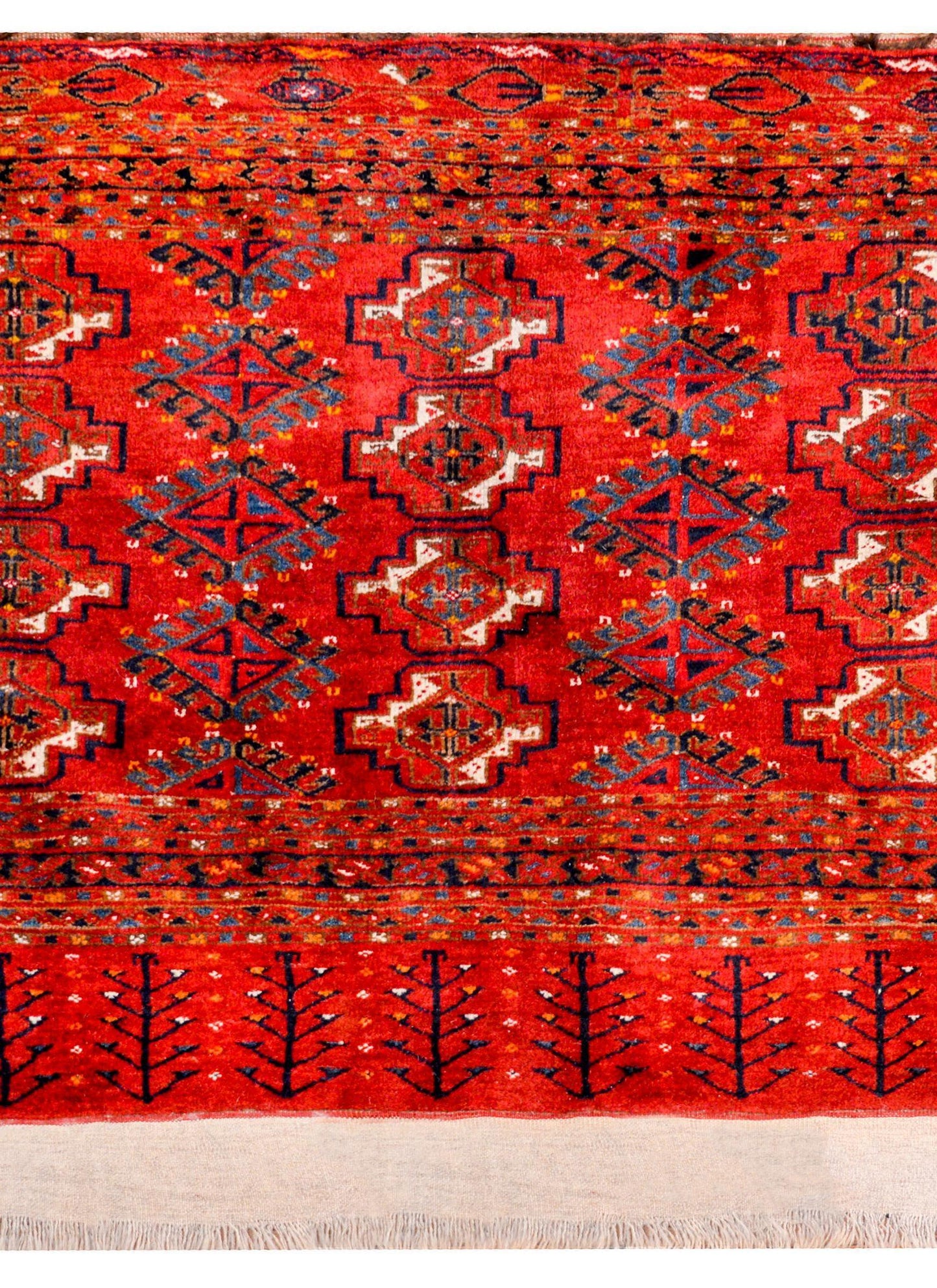 Early 20th Century Turkoman Bag Face Rug For Sale