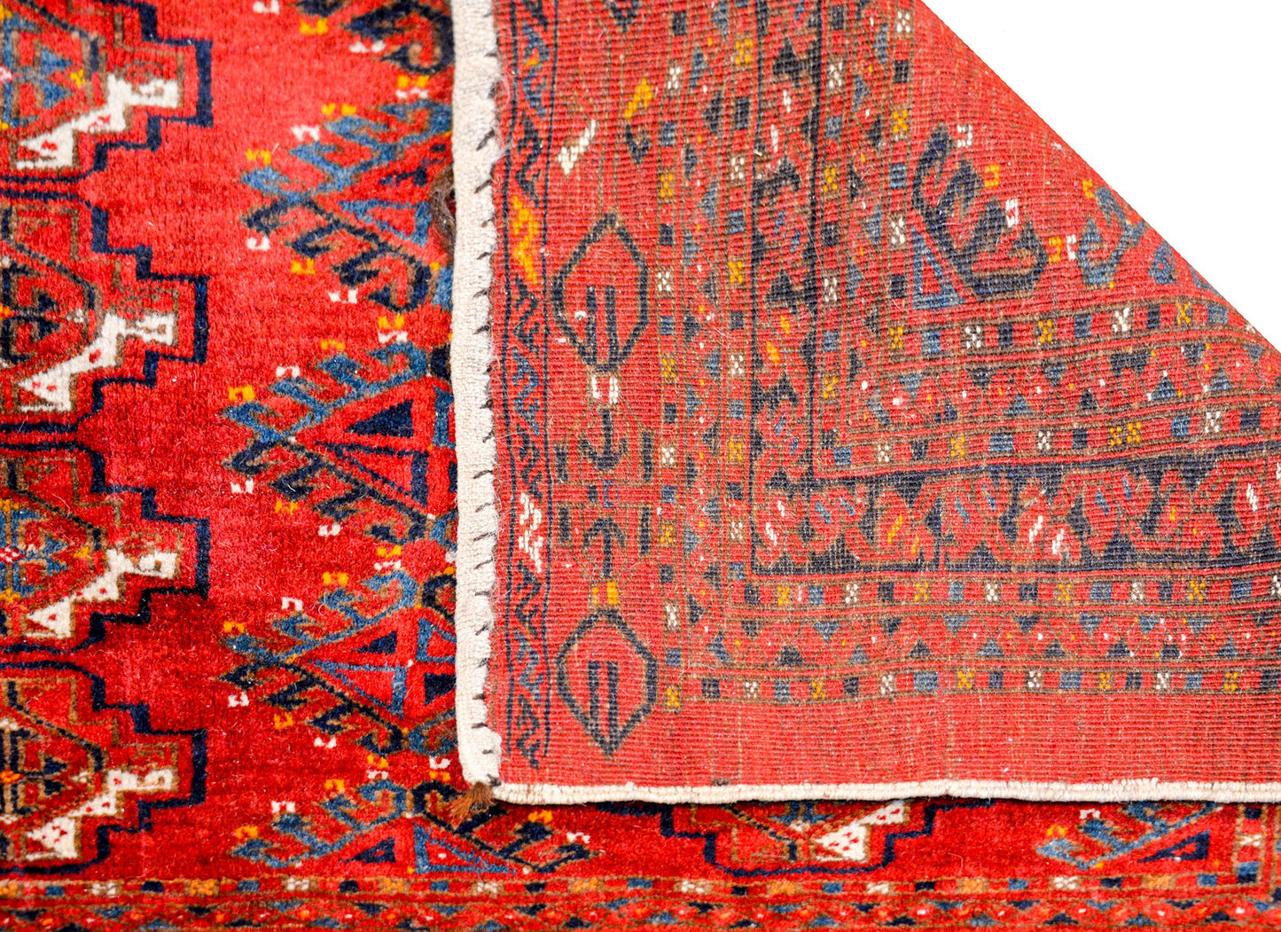 Early 20th Century Turkoman Bag Face Rug For Sale