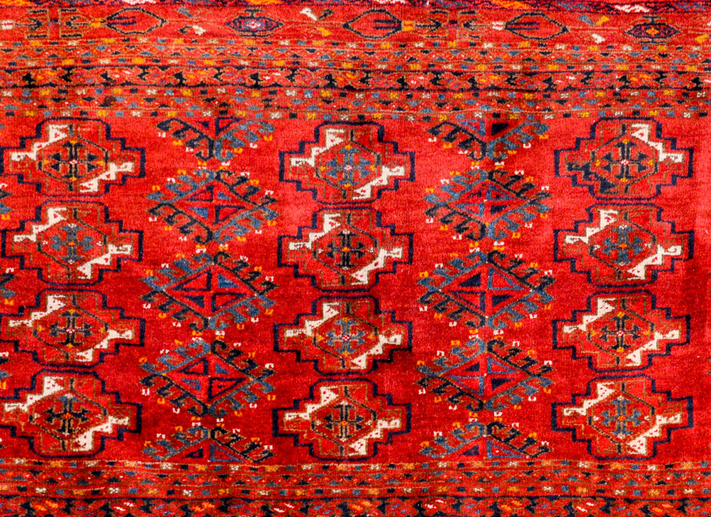 Early 20th Century Turkoman Bag Face Rug For Sale