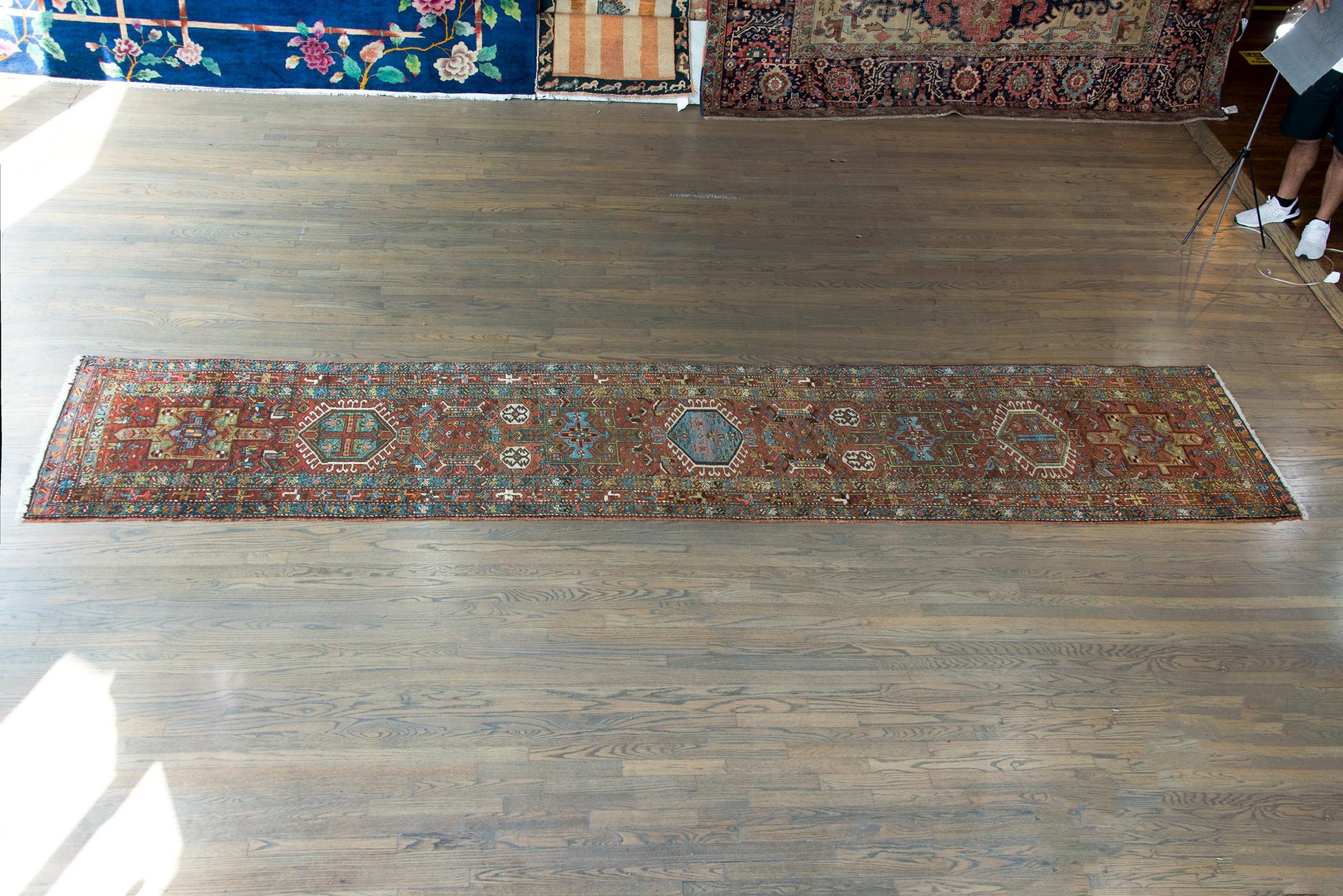 Early 20th Century Heriz Runner For Sale