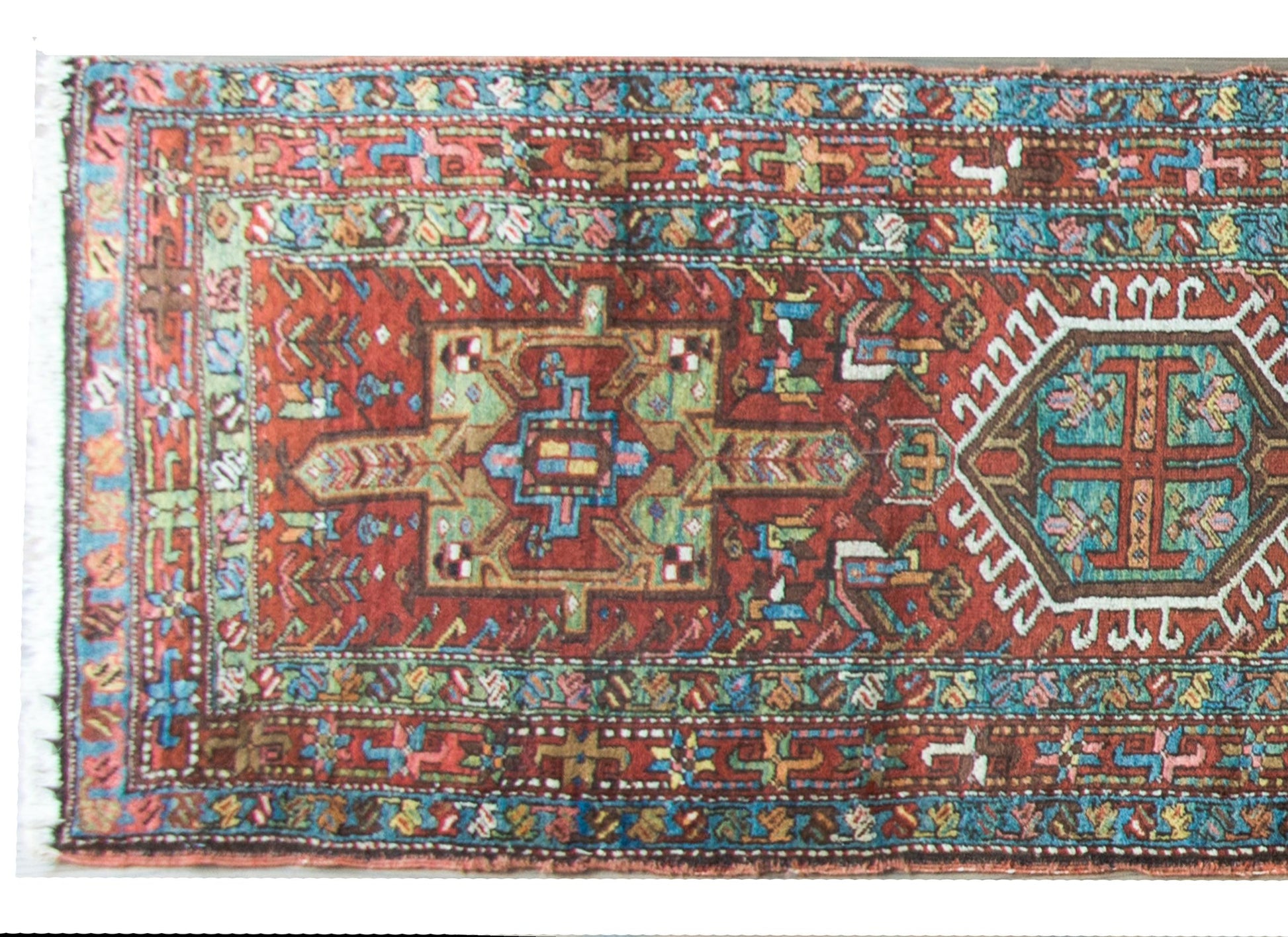 Early 20th Century Heriz Runner For Sale