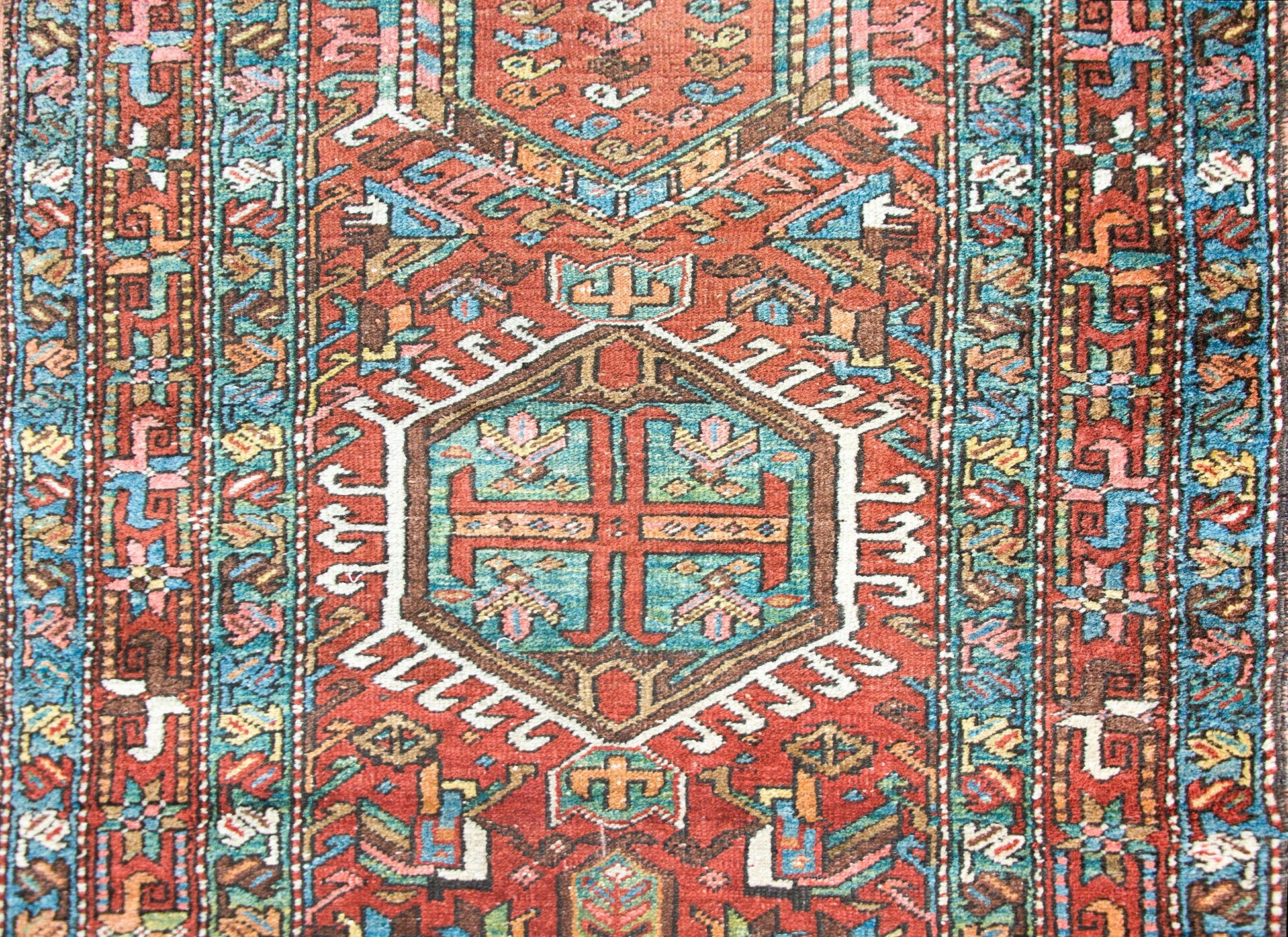 Early 20th Century Heriz Runner For Sale