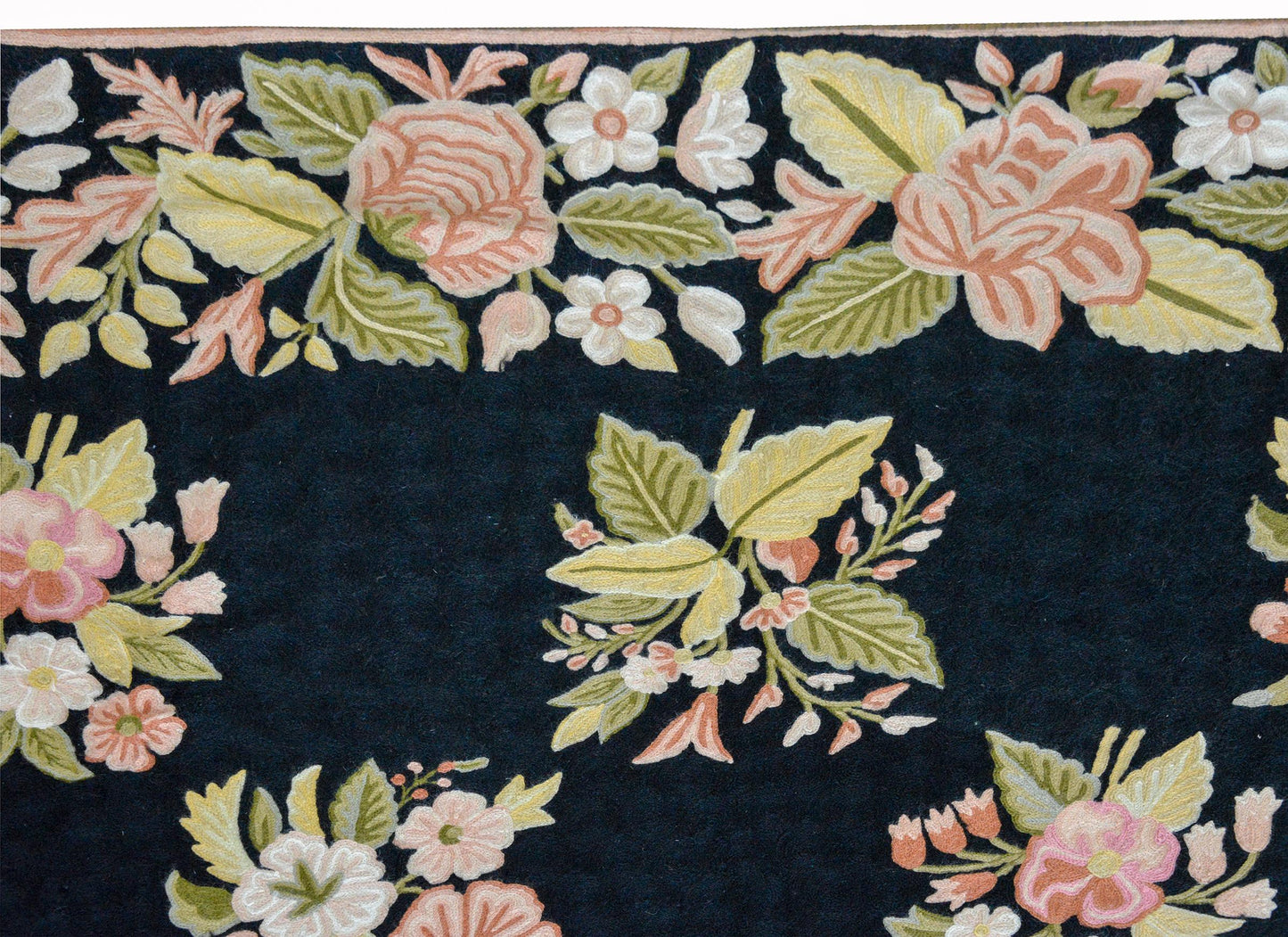 Vintage Needlepoint Rug For Sale