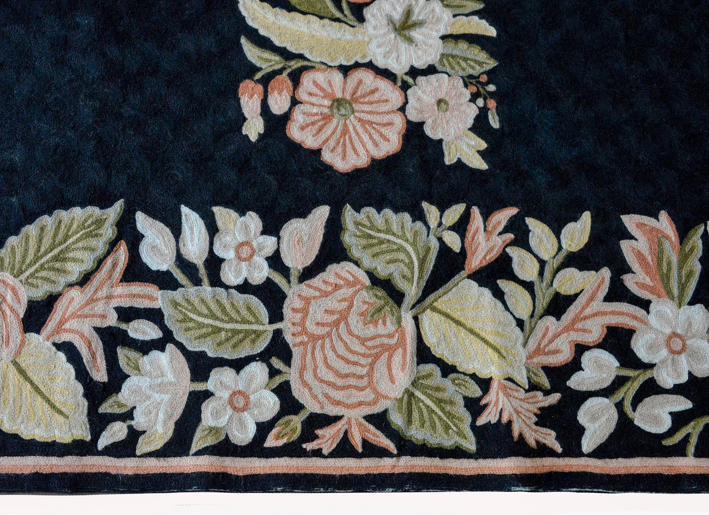 Vintage Needlepoint Rug For Sale
