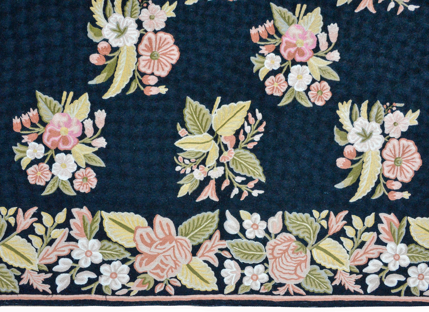 Vintage Needlepoint Rug For Sale