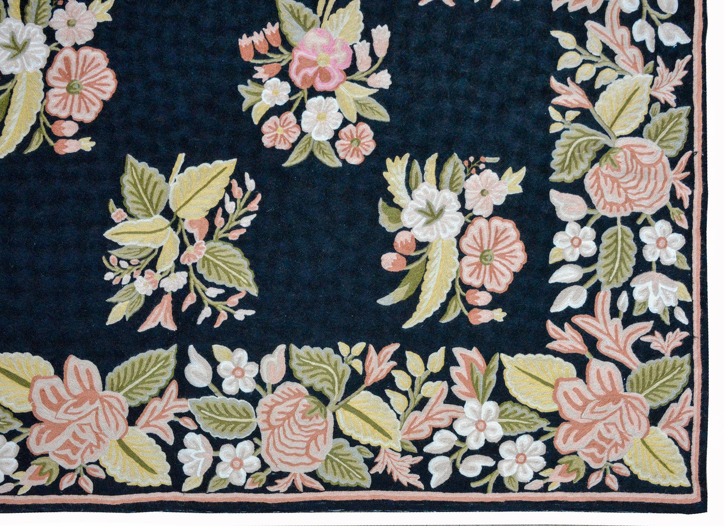 Vintage Needlepoint Rug For Sale