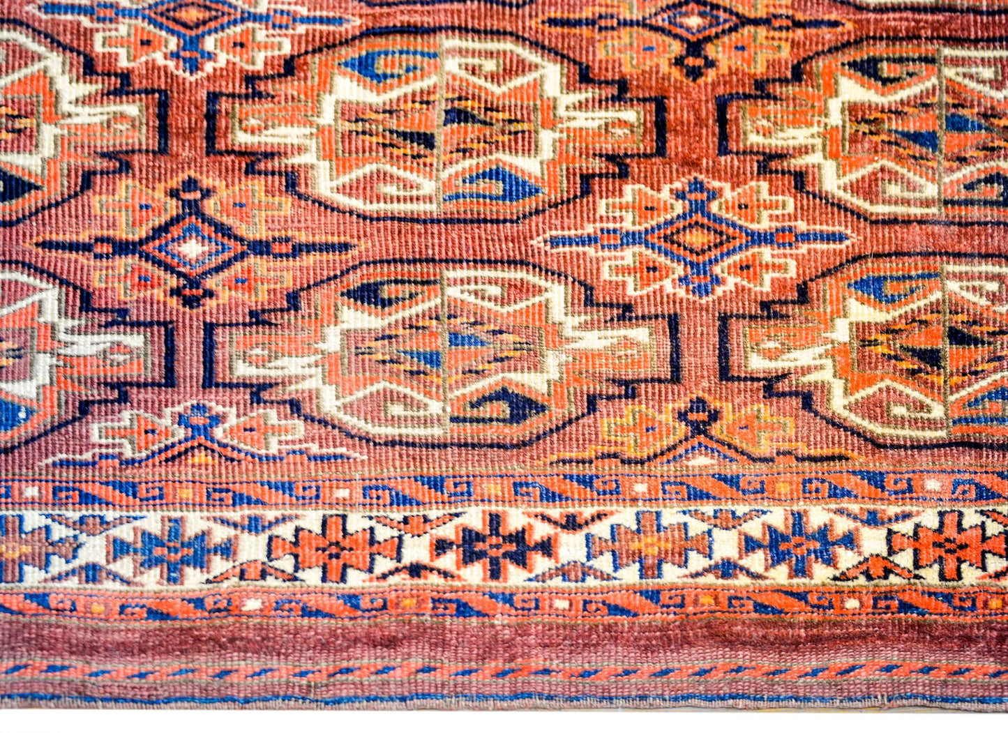 Early 20th Century Yamut Rug For Sale
