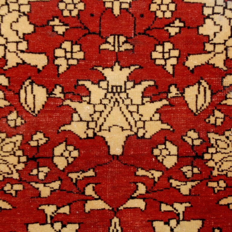 19th Century Saruk Farahan Carpet For Sale