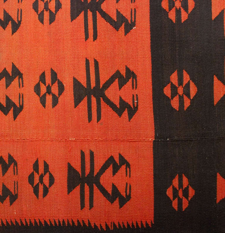 Early 20th Century Pirot Kilim Rug For Sale