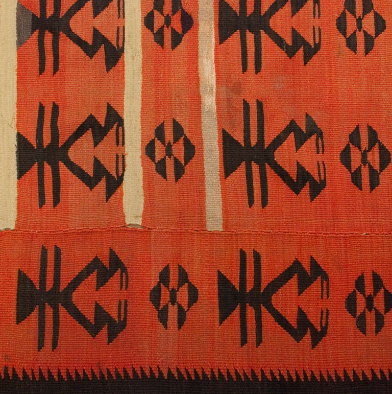 Early 20th Century Pirot Kilim Rug For Sale