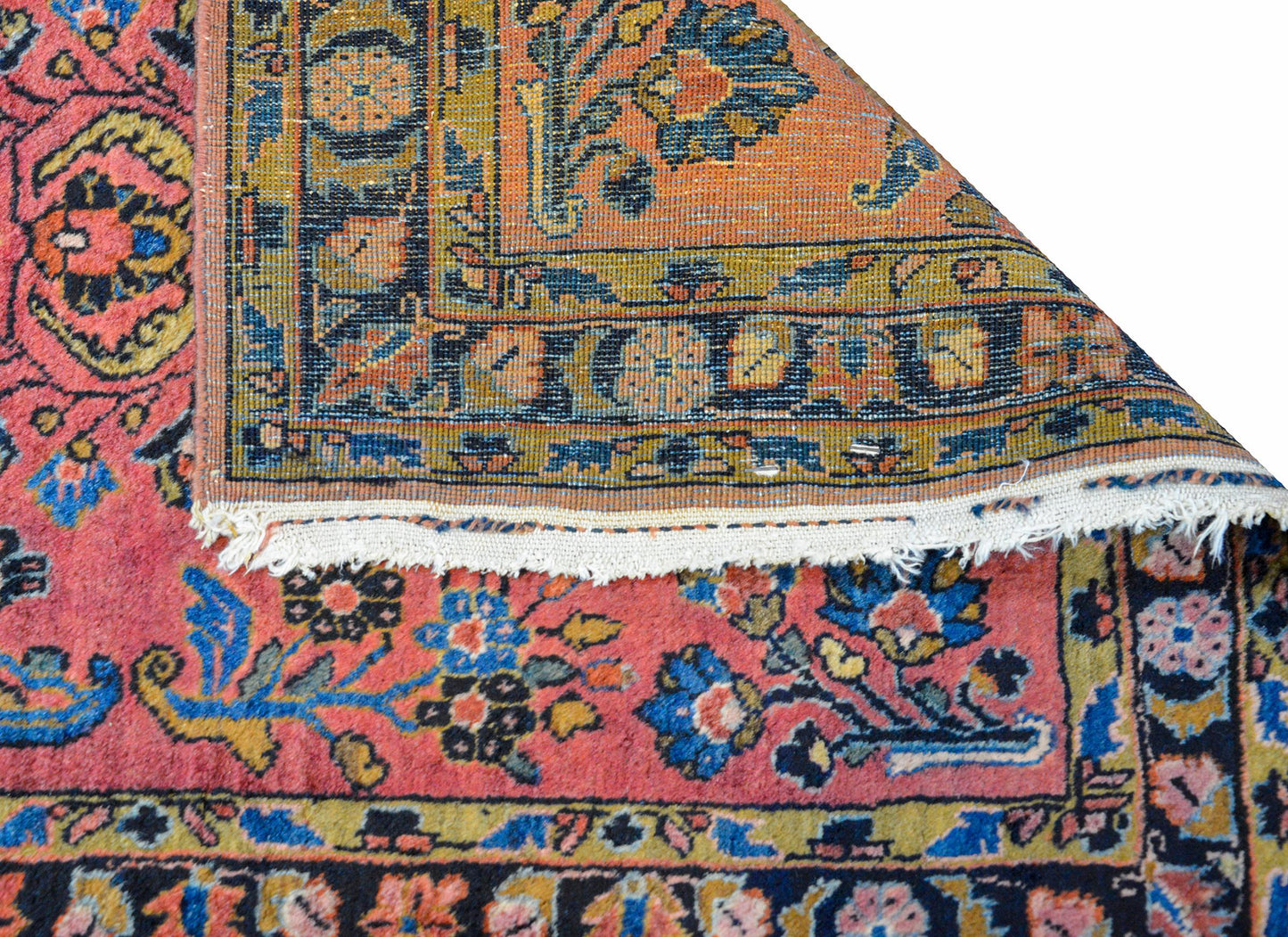 Early 20th Century Petite Sarouk Rug For Sale