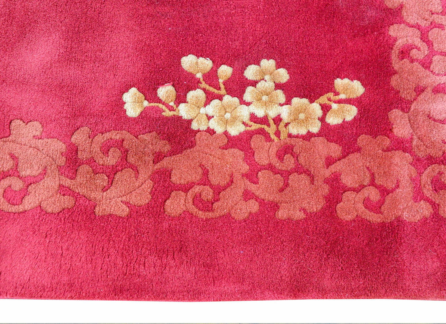 Chinese Art Deco Style Rug For Sale